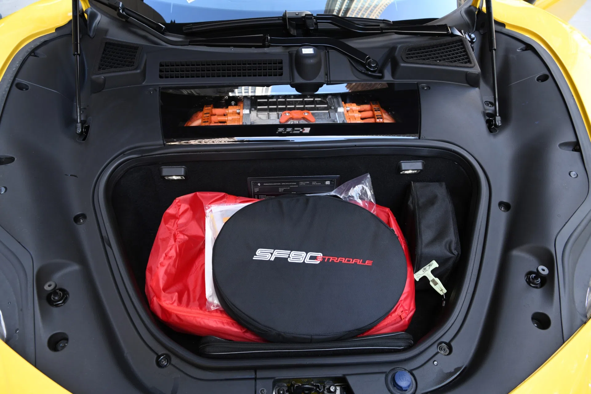 2021 Ferrari SF90 Stradale trunk