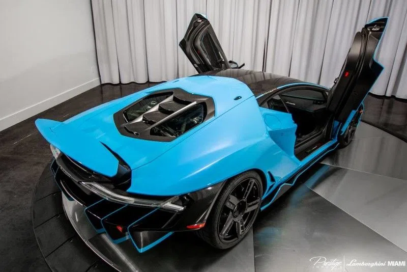 2017 Lamborghini Centenario Coupe for sale, exterior, Blue