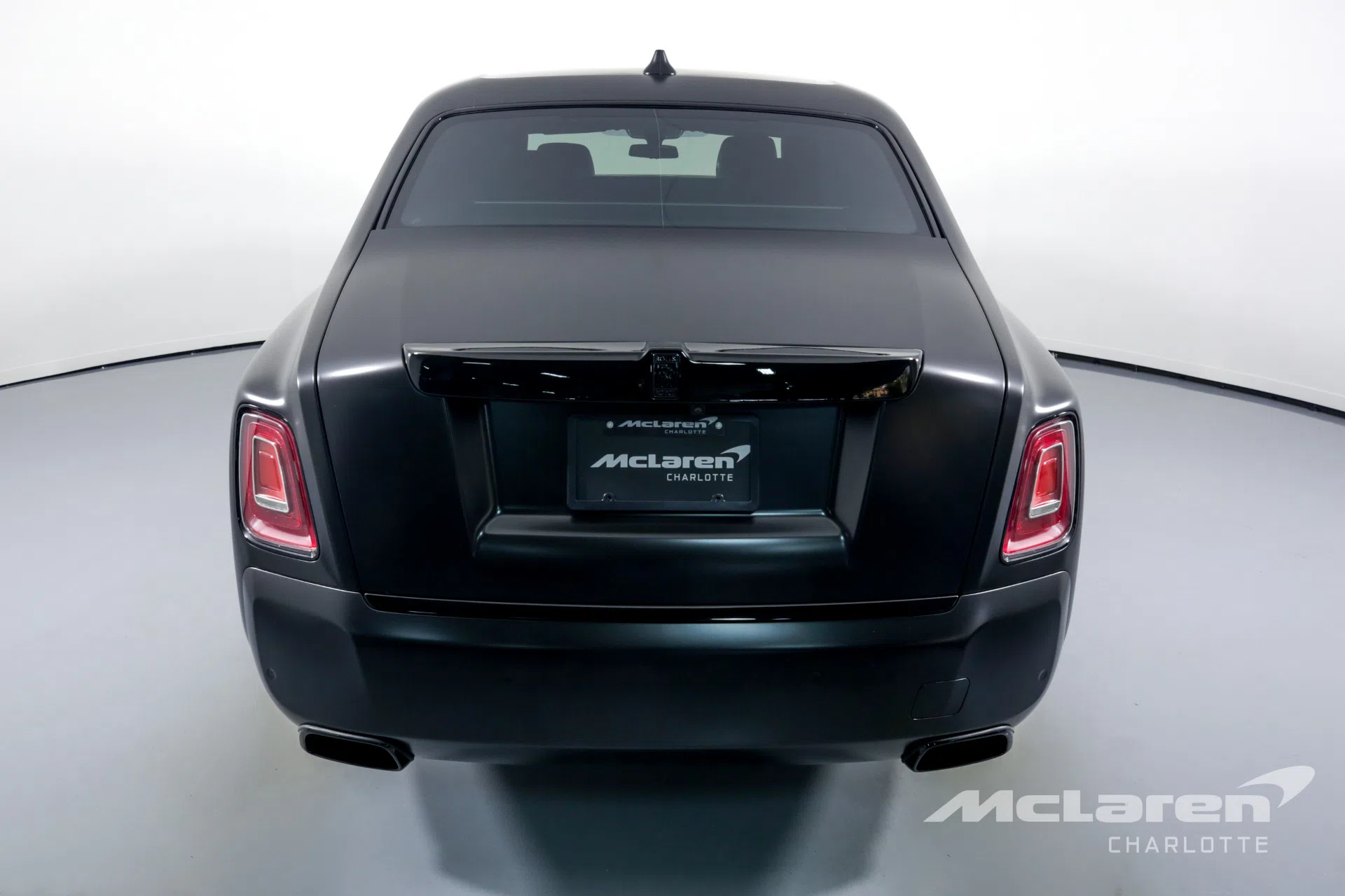 2018 Rolls-Royce Phantom EWB, rear three-quarter view