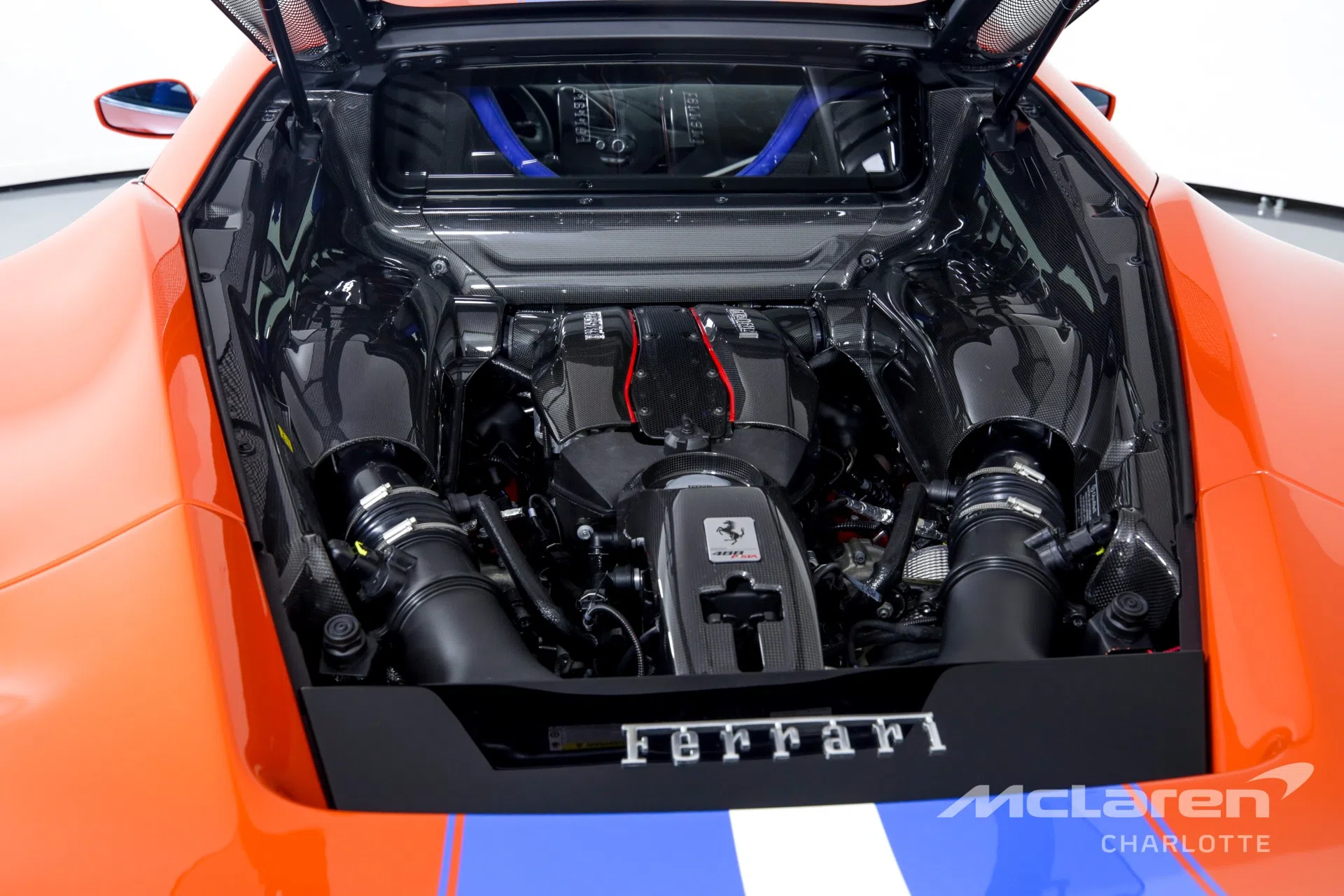 2019 Ferrari 488 Pista engine