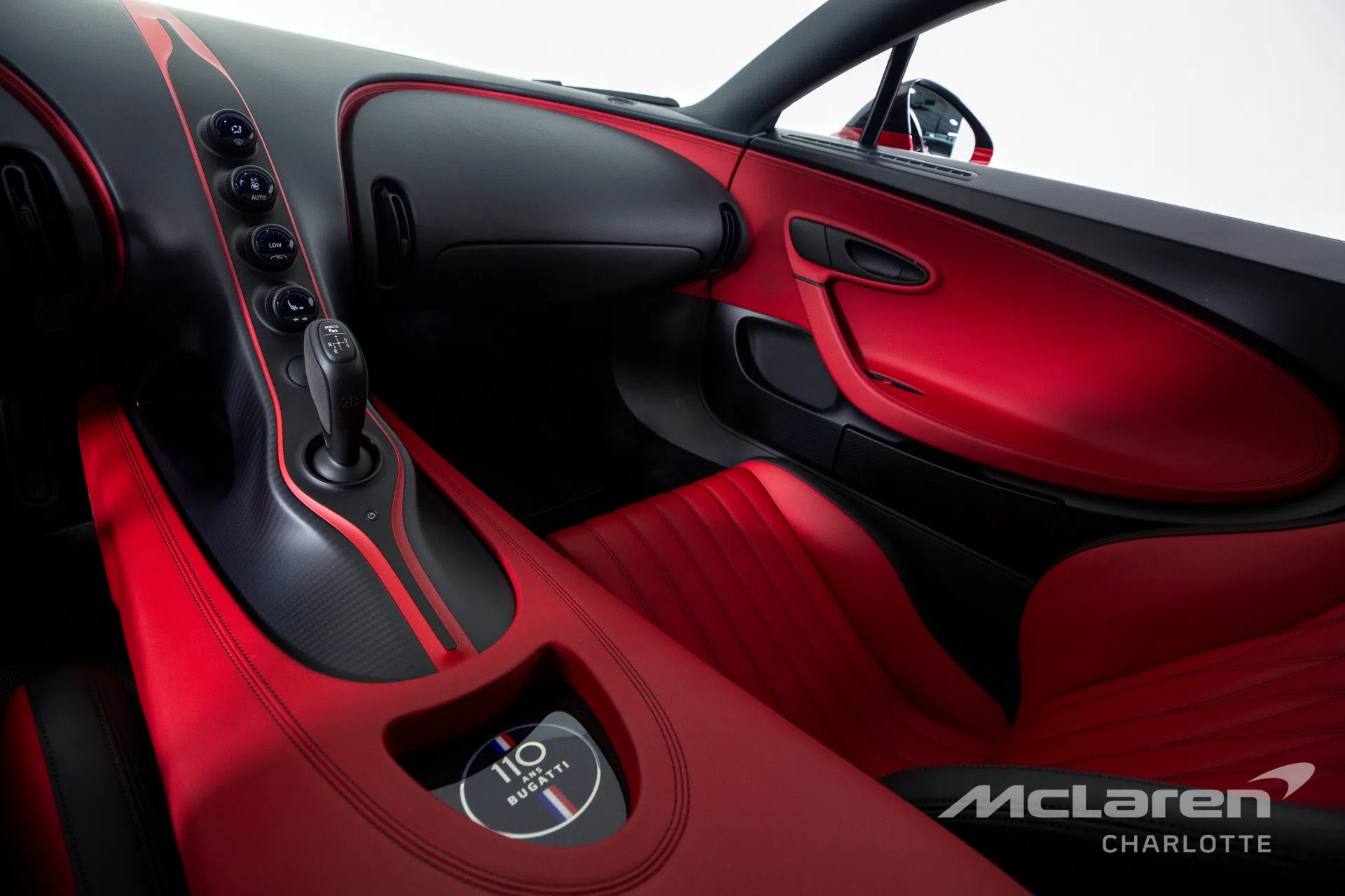 2019 Bugatti Chiron Sport interior, door panel