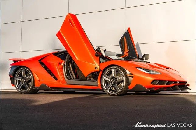 2017 Lamborghini Centenario Coupe for sale, exterior, Orange