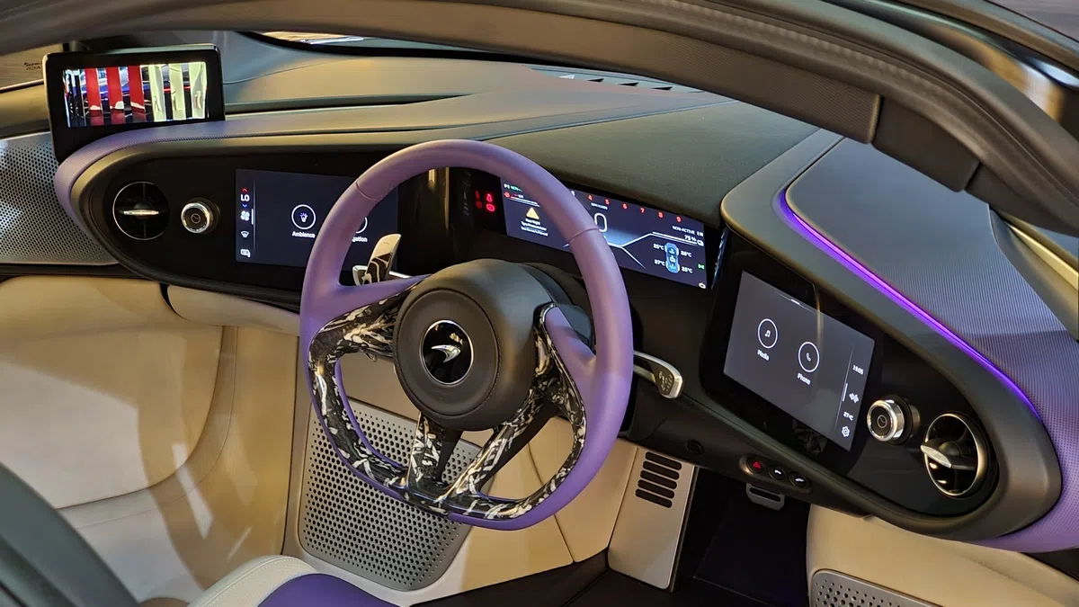 2020 McLaren Speedtail – 1 of 106 interior