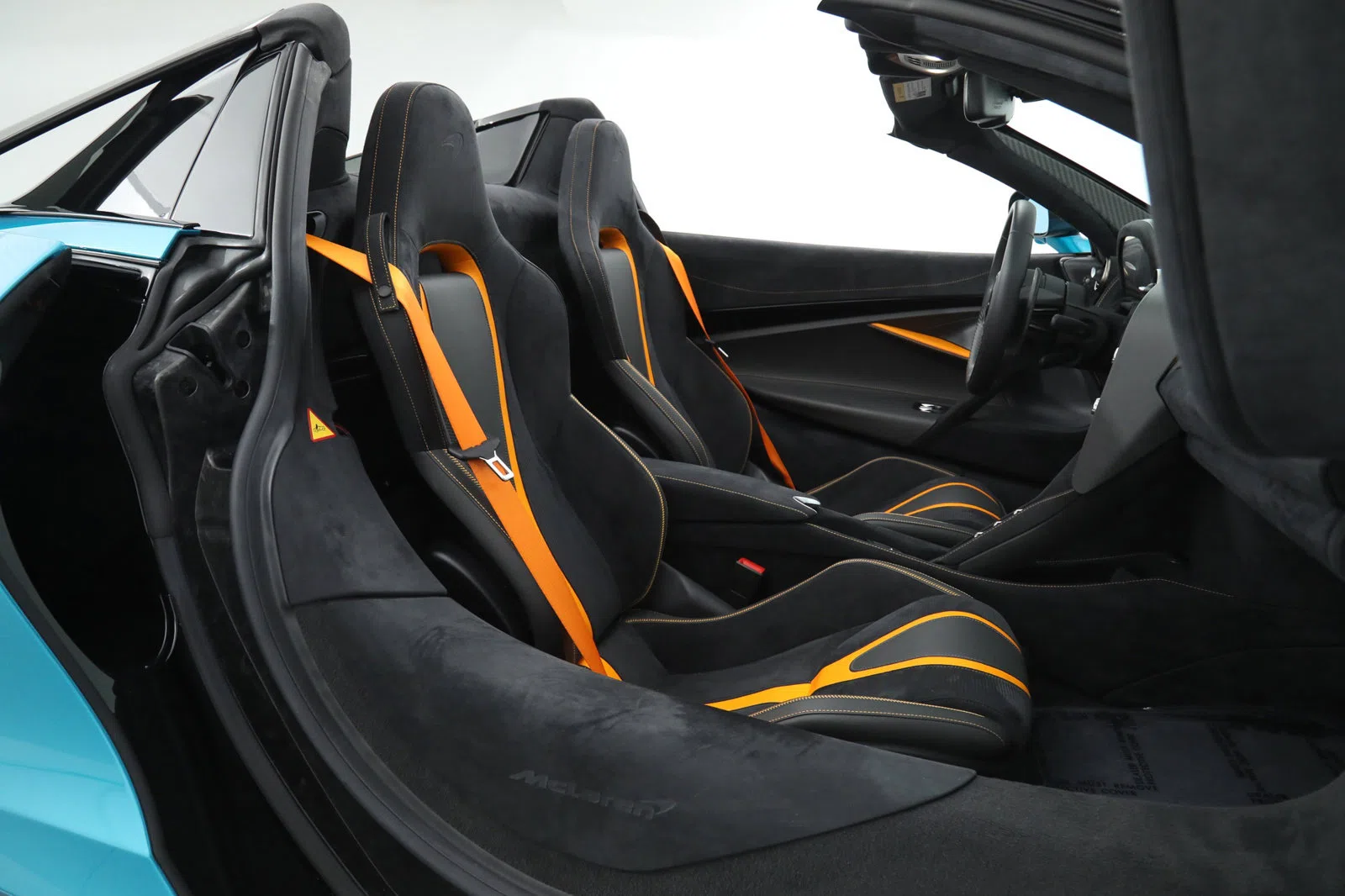 2020 McLaren 720S Spider interior, seats