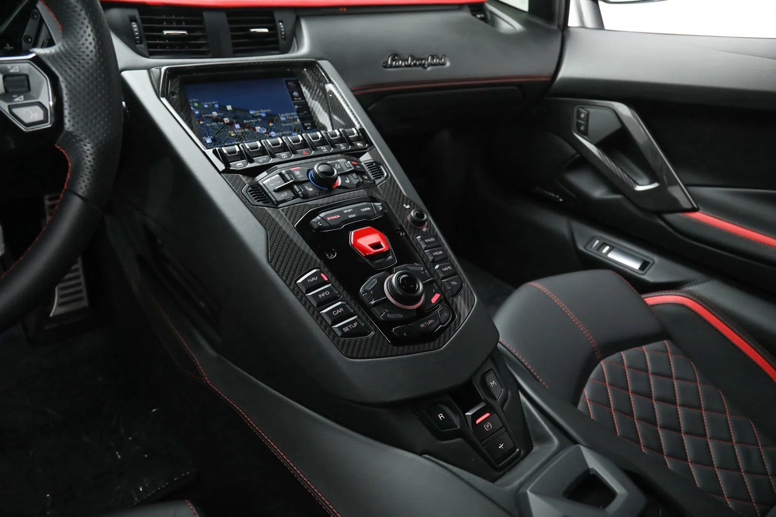 2018 Lamborghini Aventador S interior