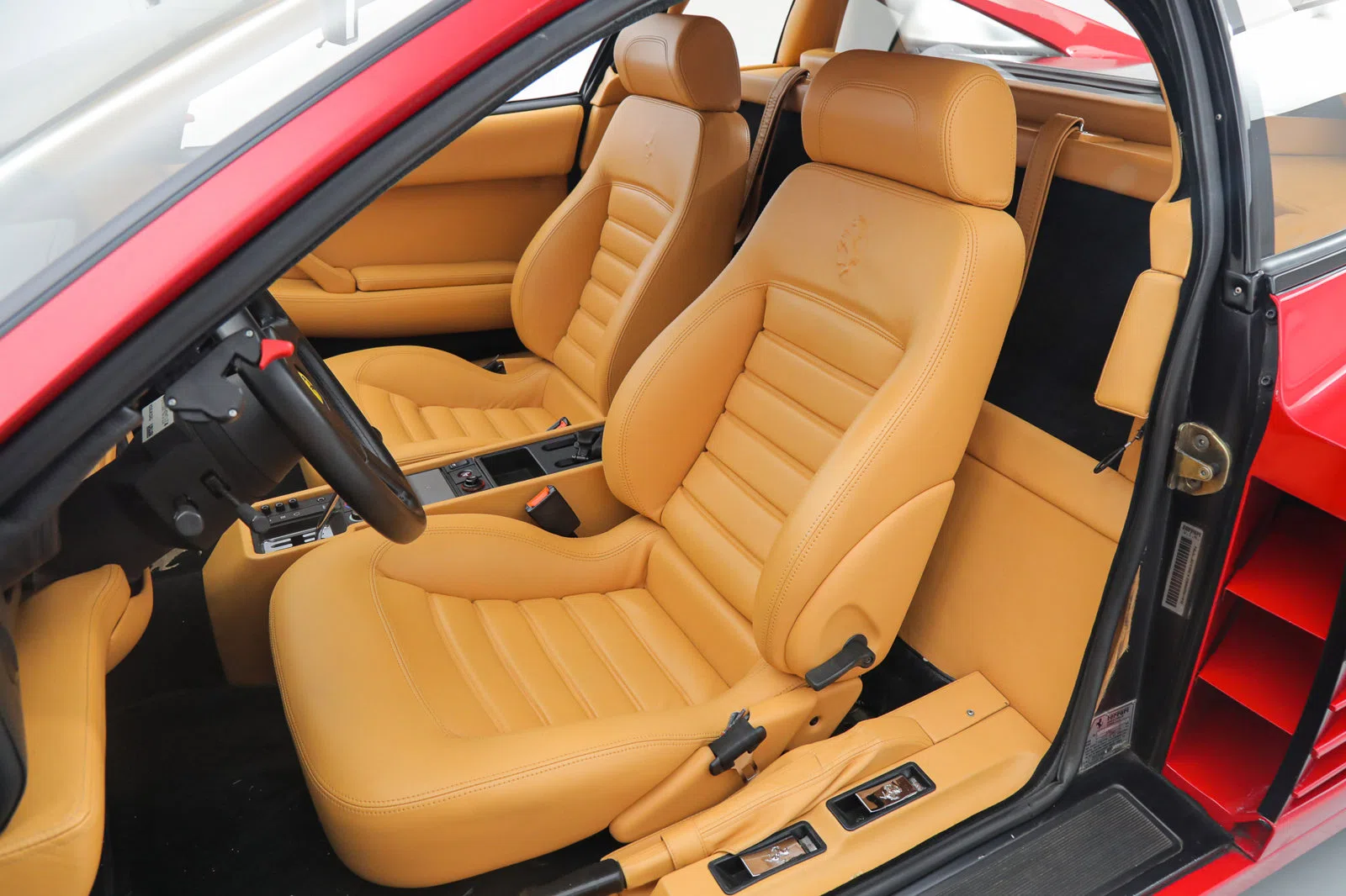 1992 FERRARI 512 TR interior, seats