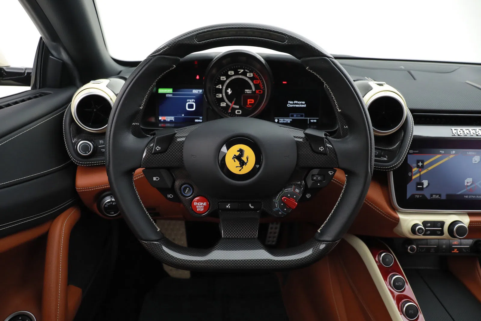 2018 Ferrari GTC4 Lusso interior, dashboard