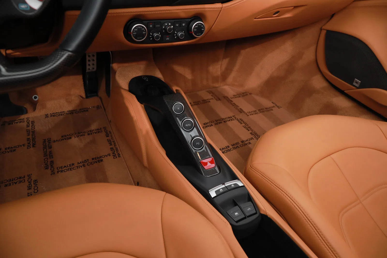 2018 Ferrari 488 Spider interior, center console