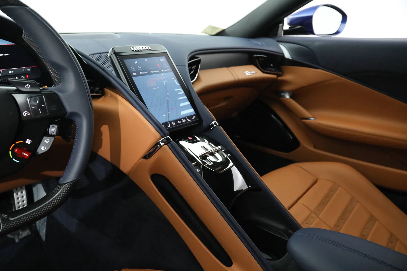 2021 Ferrari Roma interior