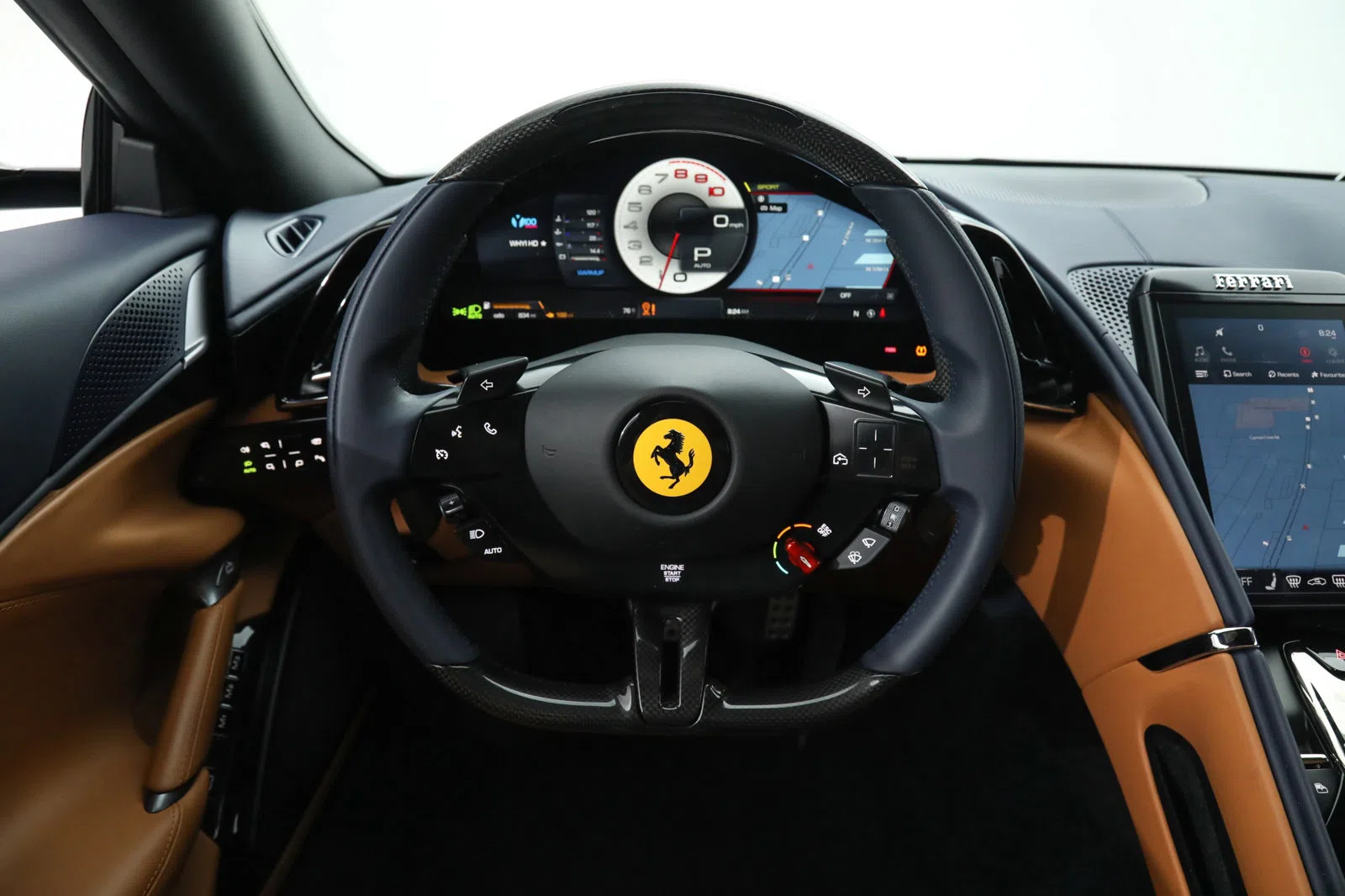 2021 Ferrari Roma interior