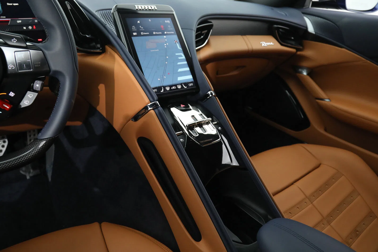 2021 Ferrari Roma interior