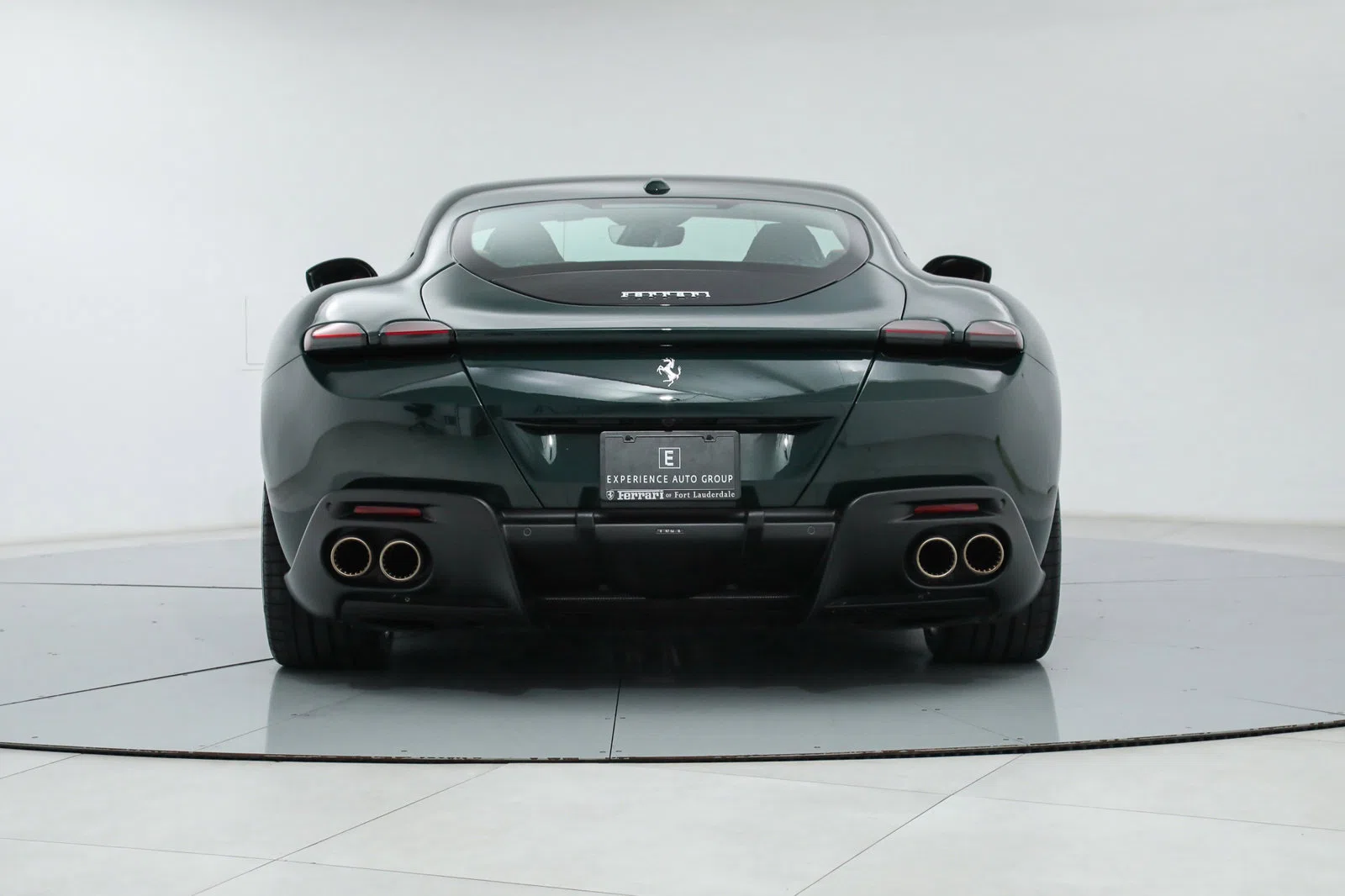 2022 Ferrari Roma, rear three-quarter view