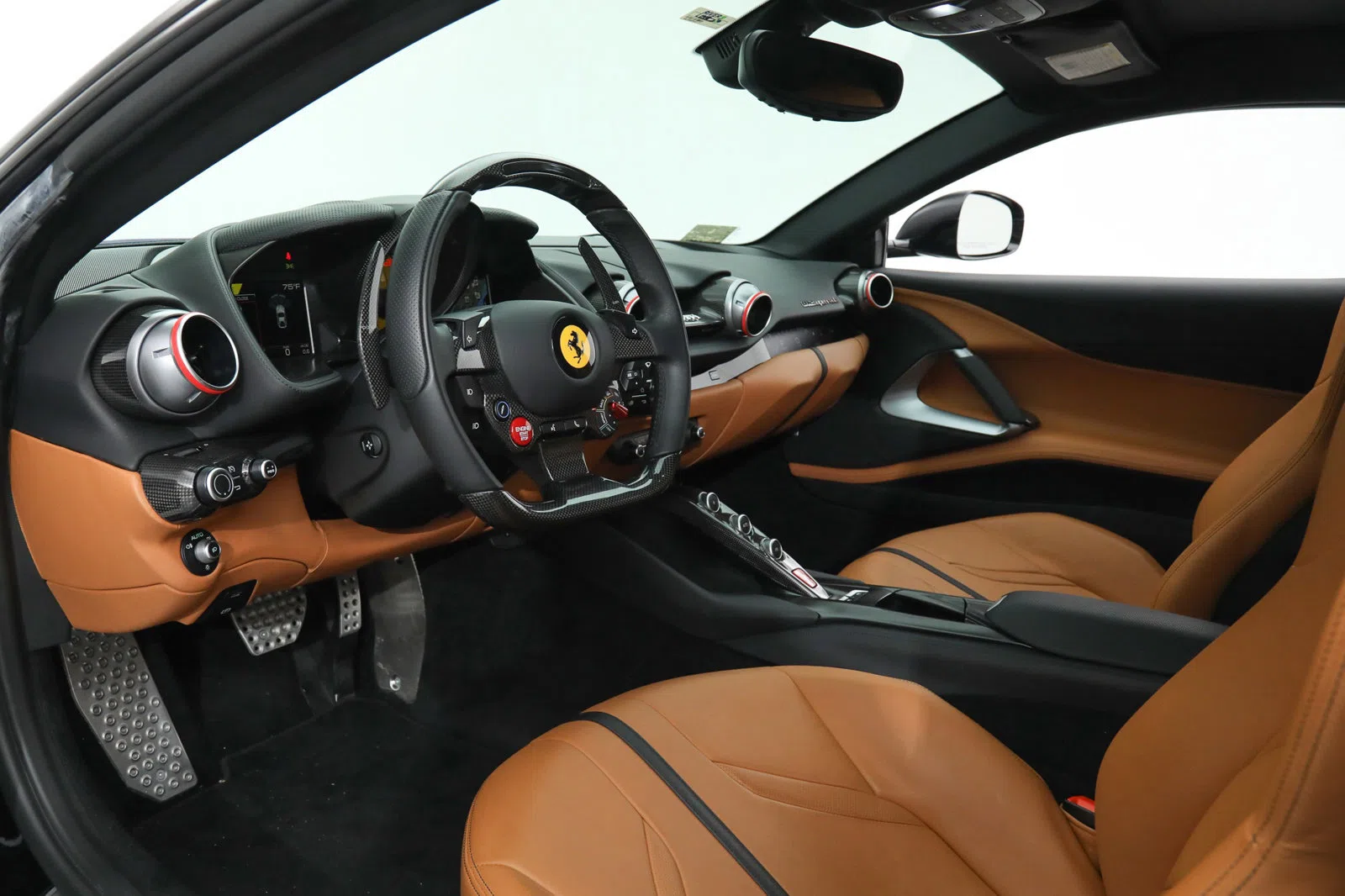 2018 Ferrari 812 Superfast interior, dashboard