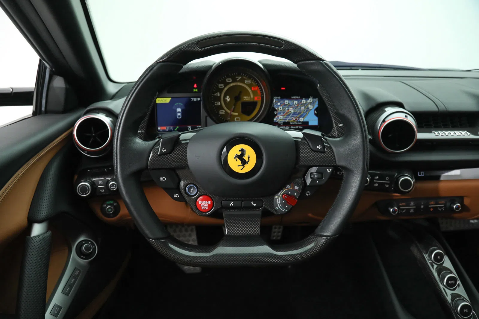 2018 Ferrari 812 Superfast interior, dashboard