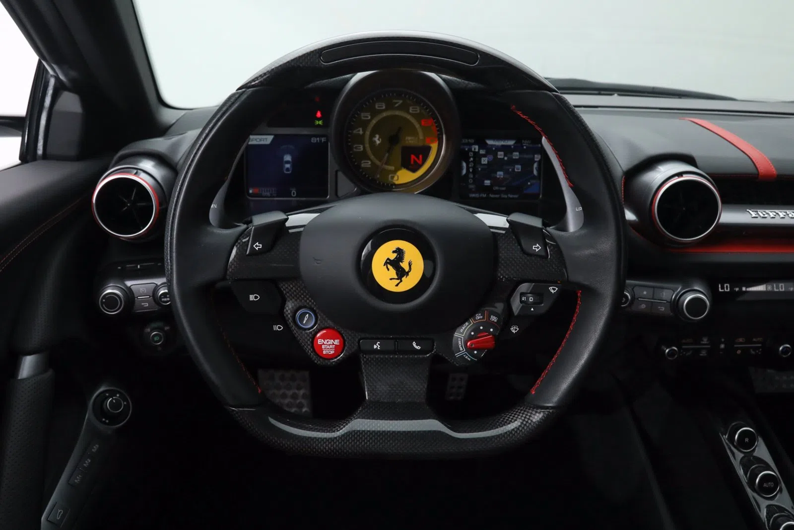 2020 Ferrari 812 Superfast interior, dashboard