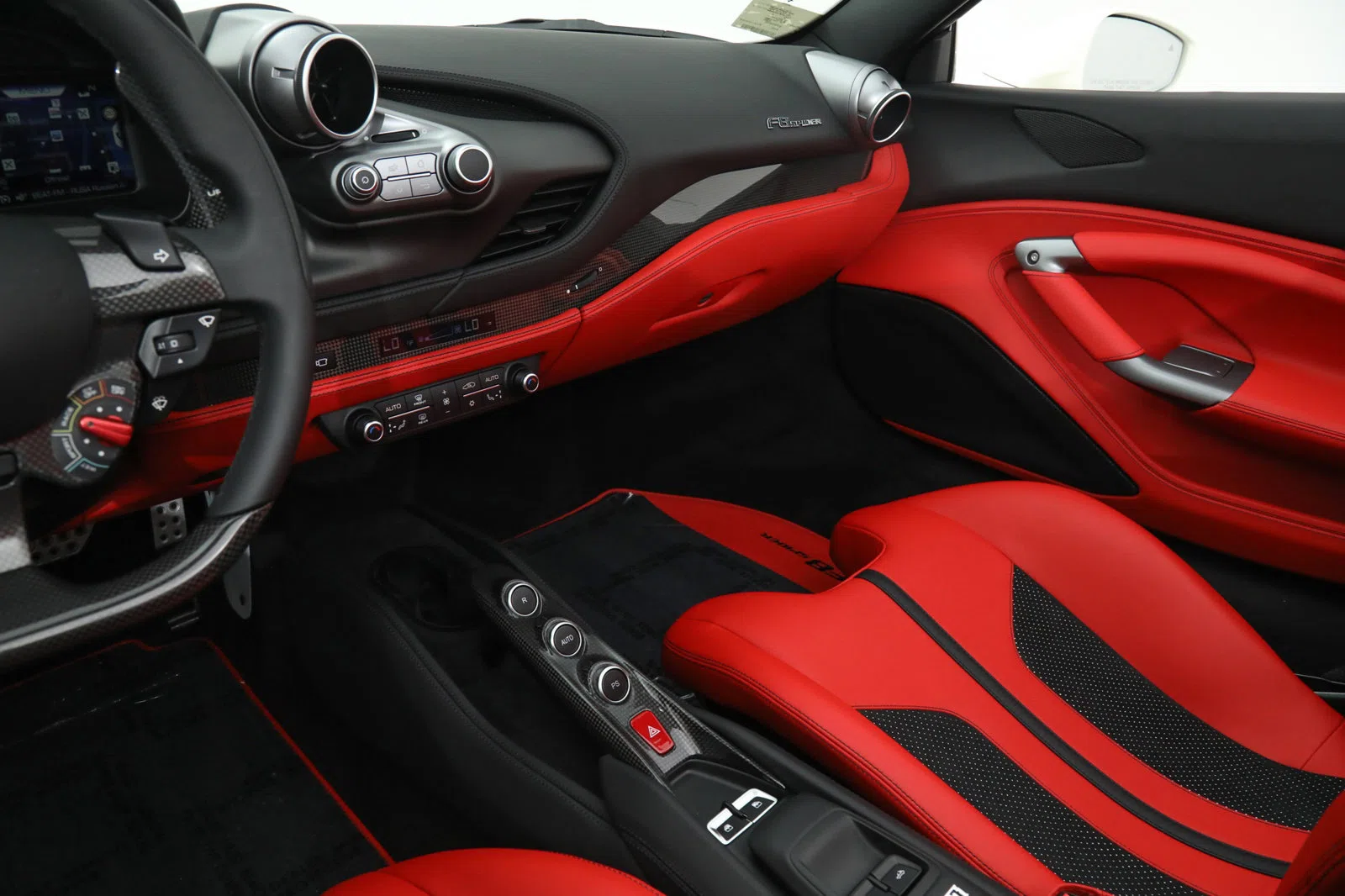 2021 Ferrari F8 Spider interior