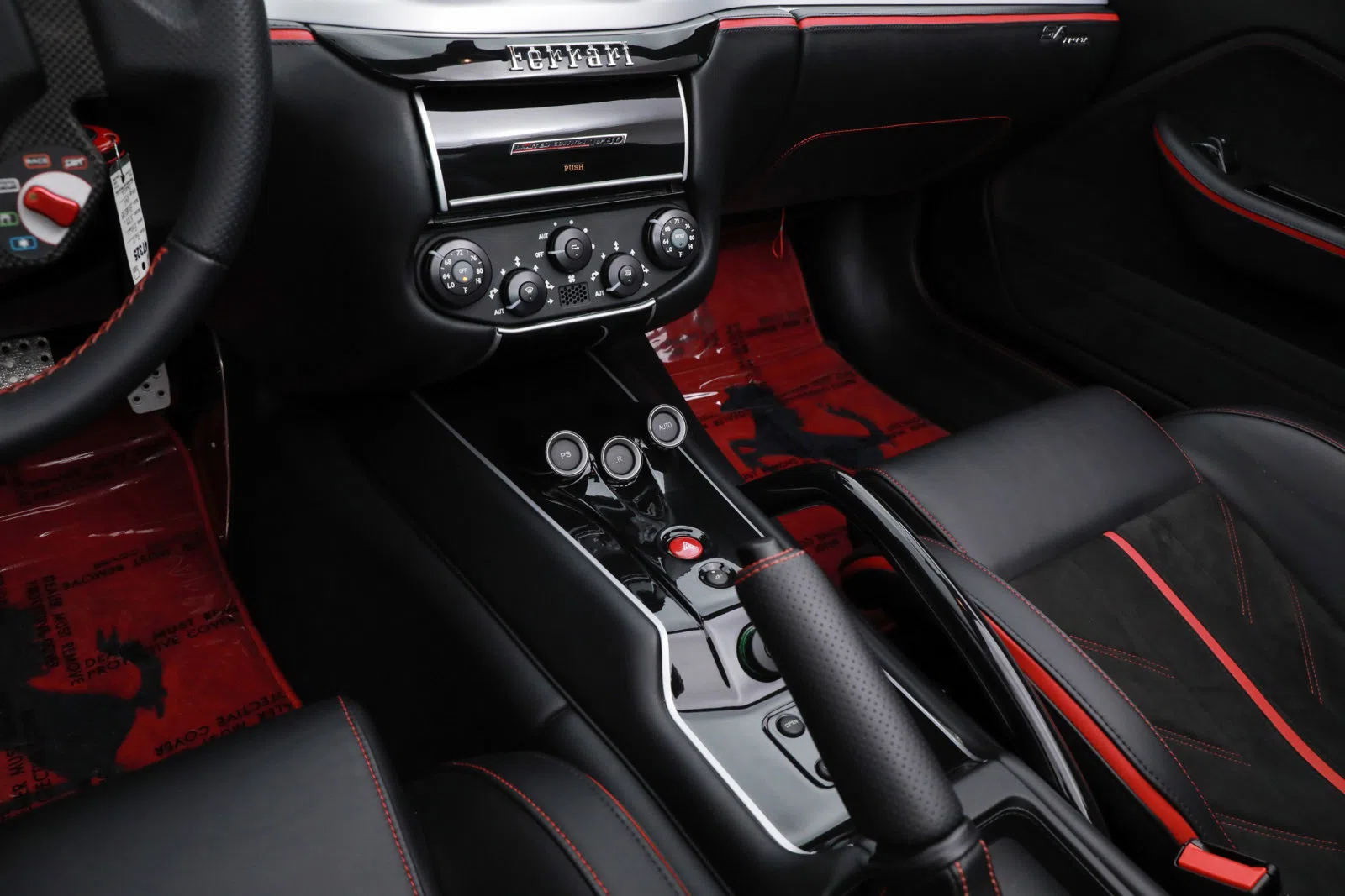 2011 Ferrari 599 SA Aperta interior, center console