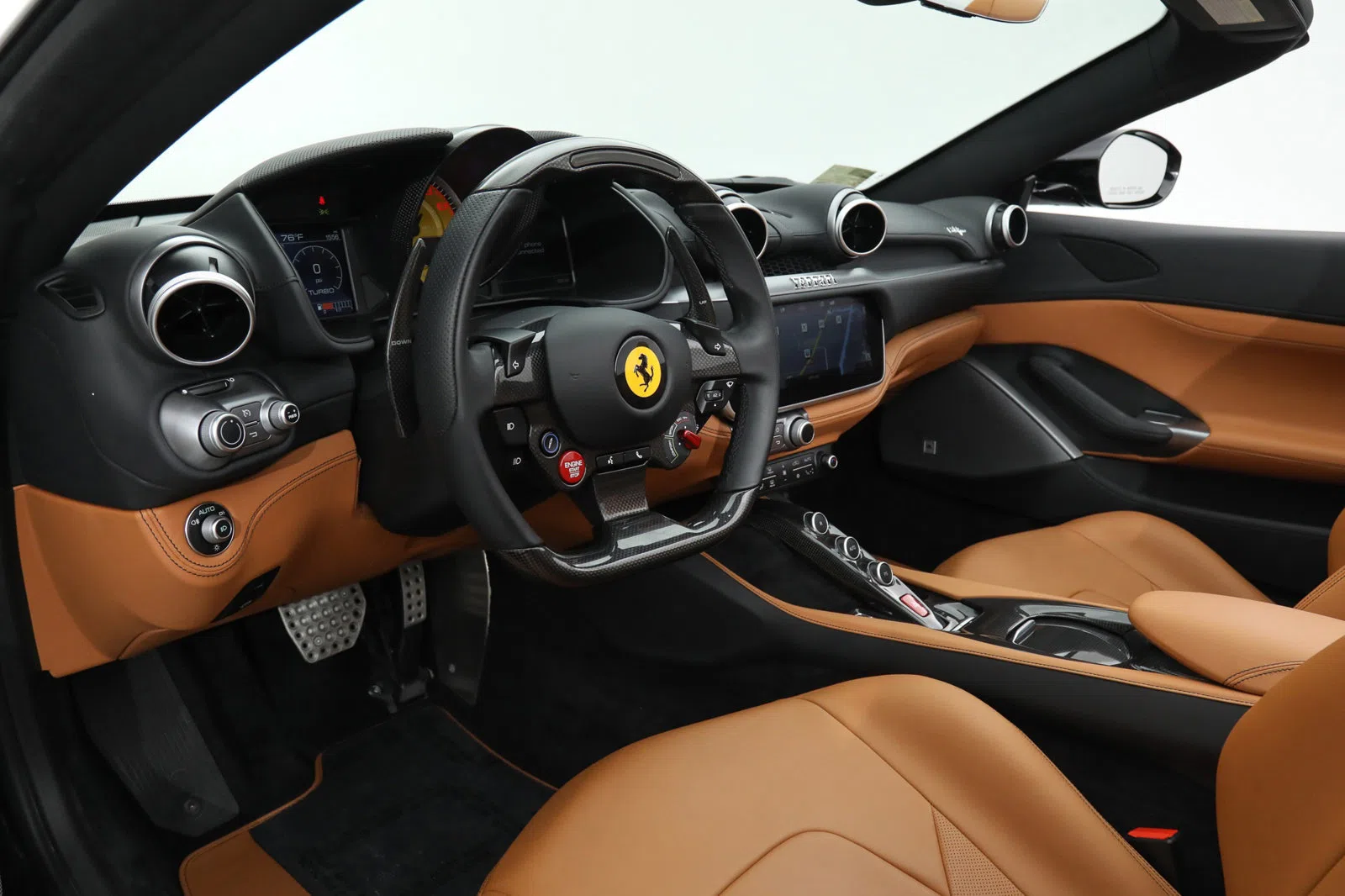 2019 Ferrari Portofino interior, dashboard
