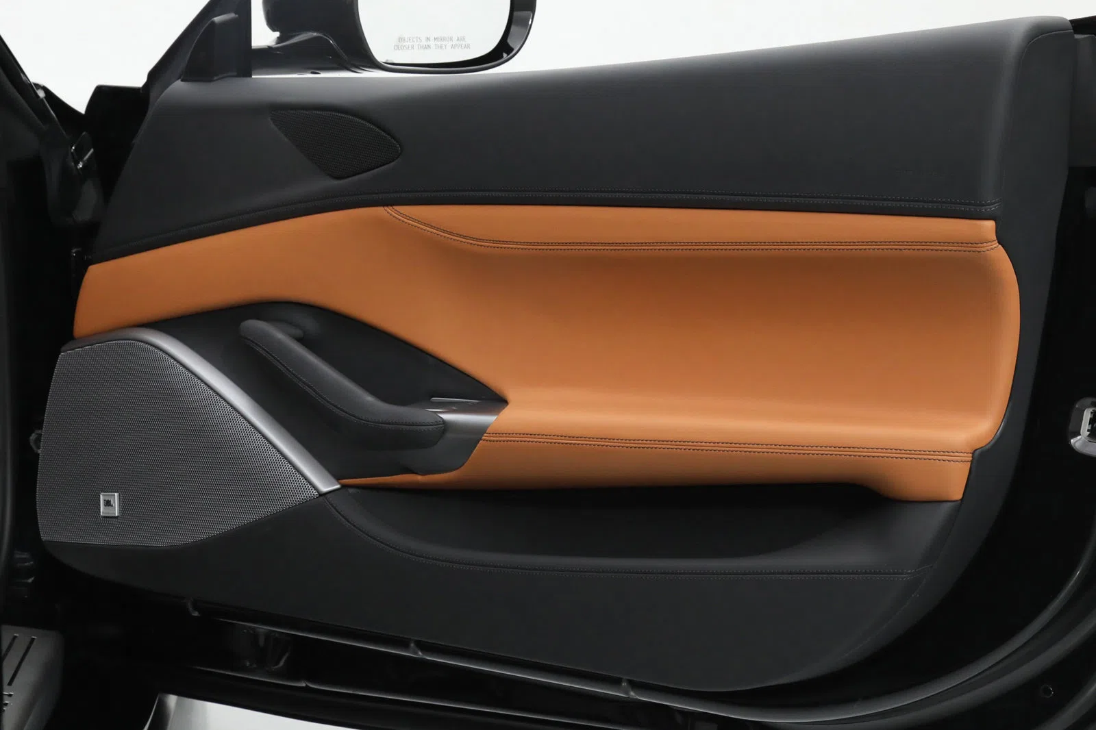 2019 Ferrari Portofino interior, door panel