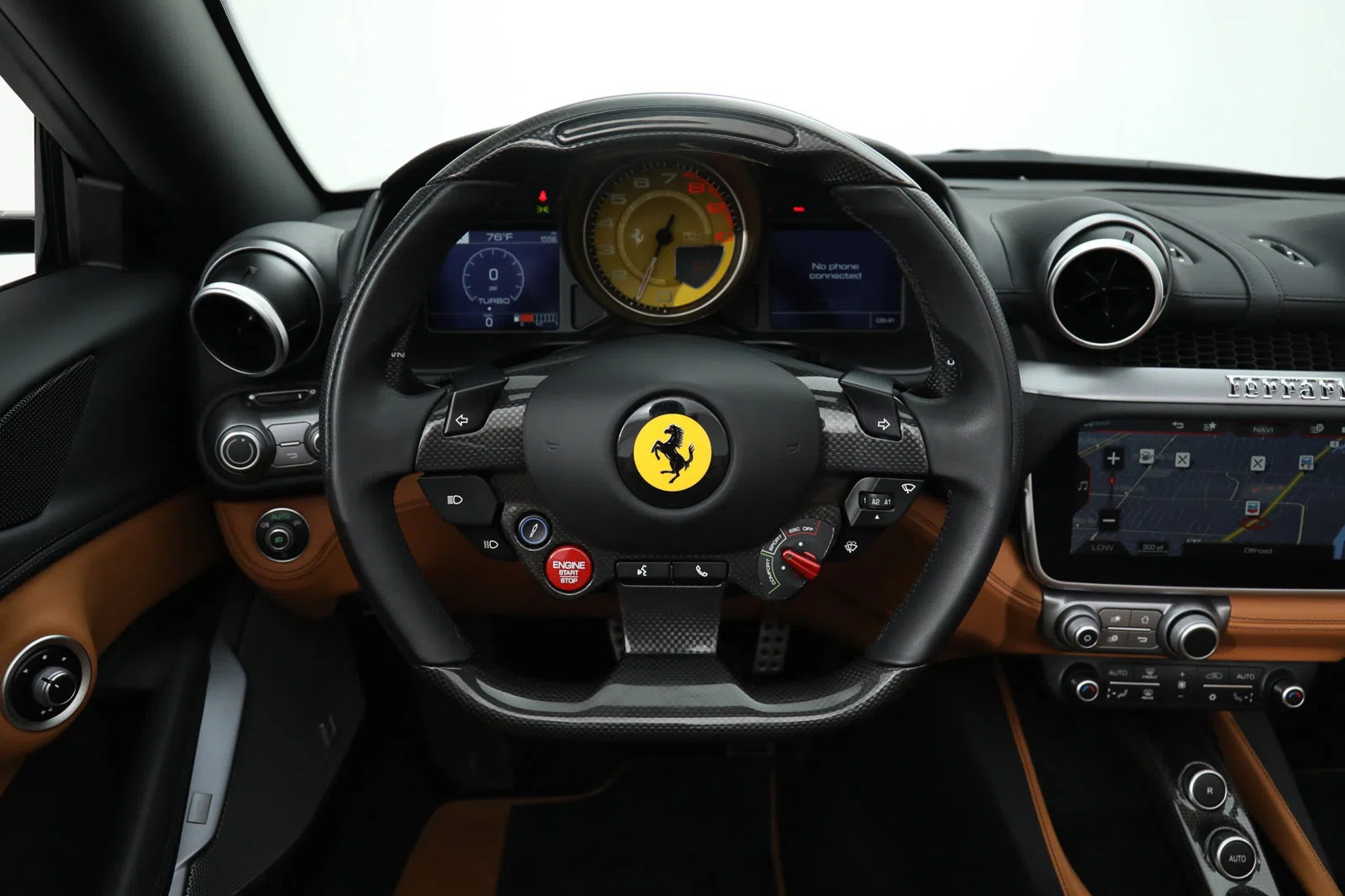 2019 Ferrari Portofino interior, dashboard