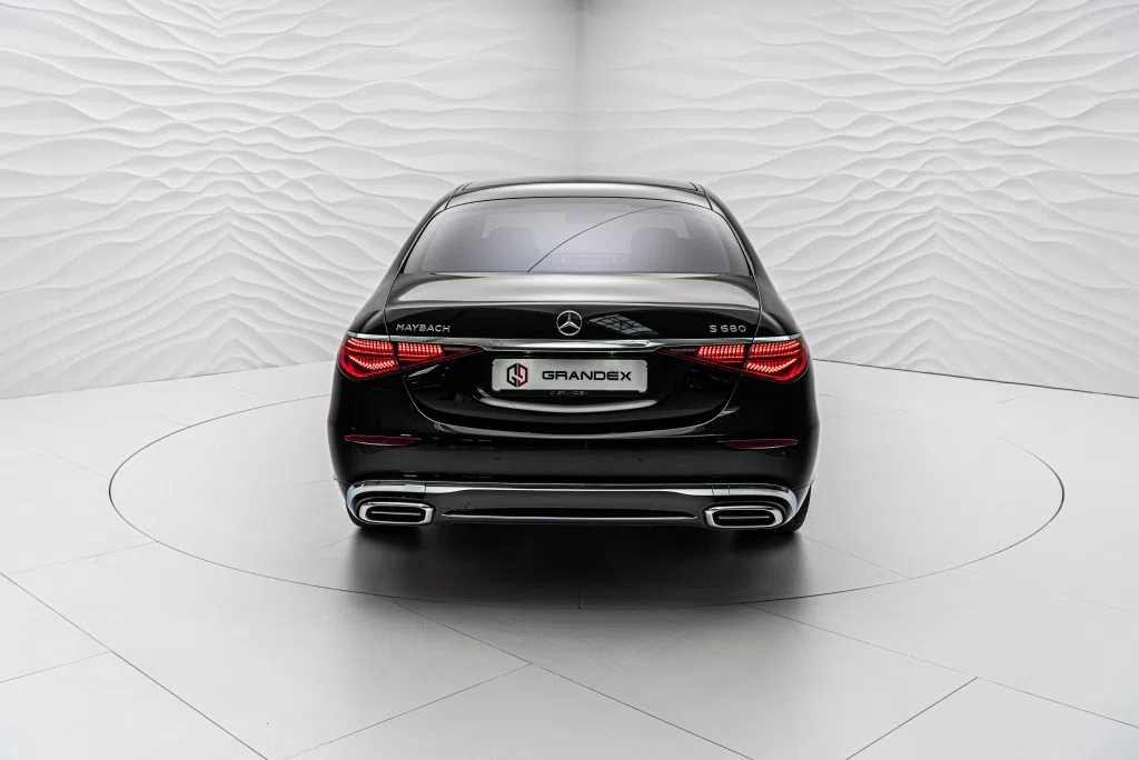 2022 Mercedes-Maybach S 680, rear three-quarter view