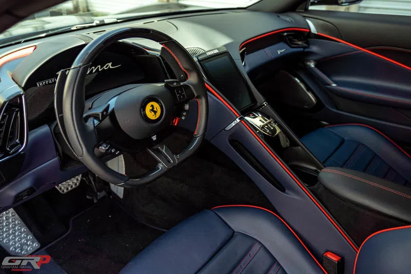 2021 Ferrari Roma interior