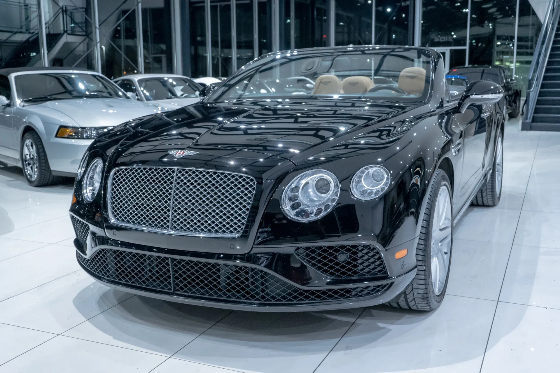 2017 Bentley Continental GTC V8 for sale, exterior, Beluga Solid