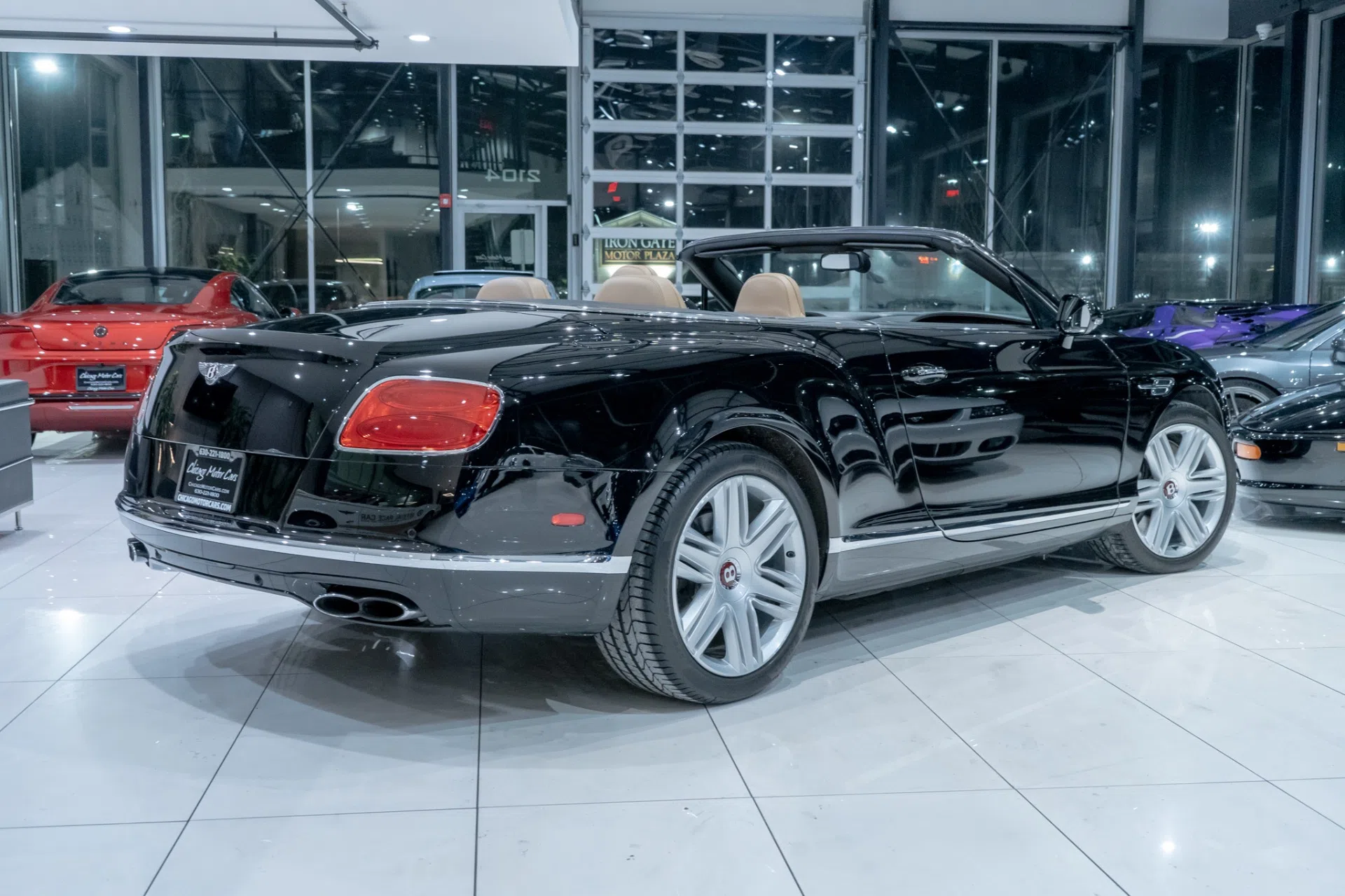 2017 Bentley Continental GTC V8 for sale, exterior, Beluga Solid