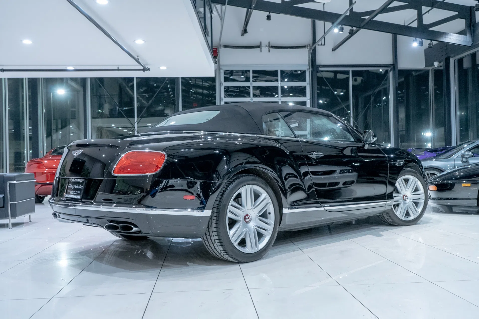 2017 Bentley Continental GTC V8 for sale, exterior, Beluga Solid