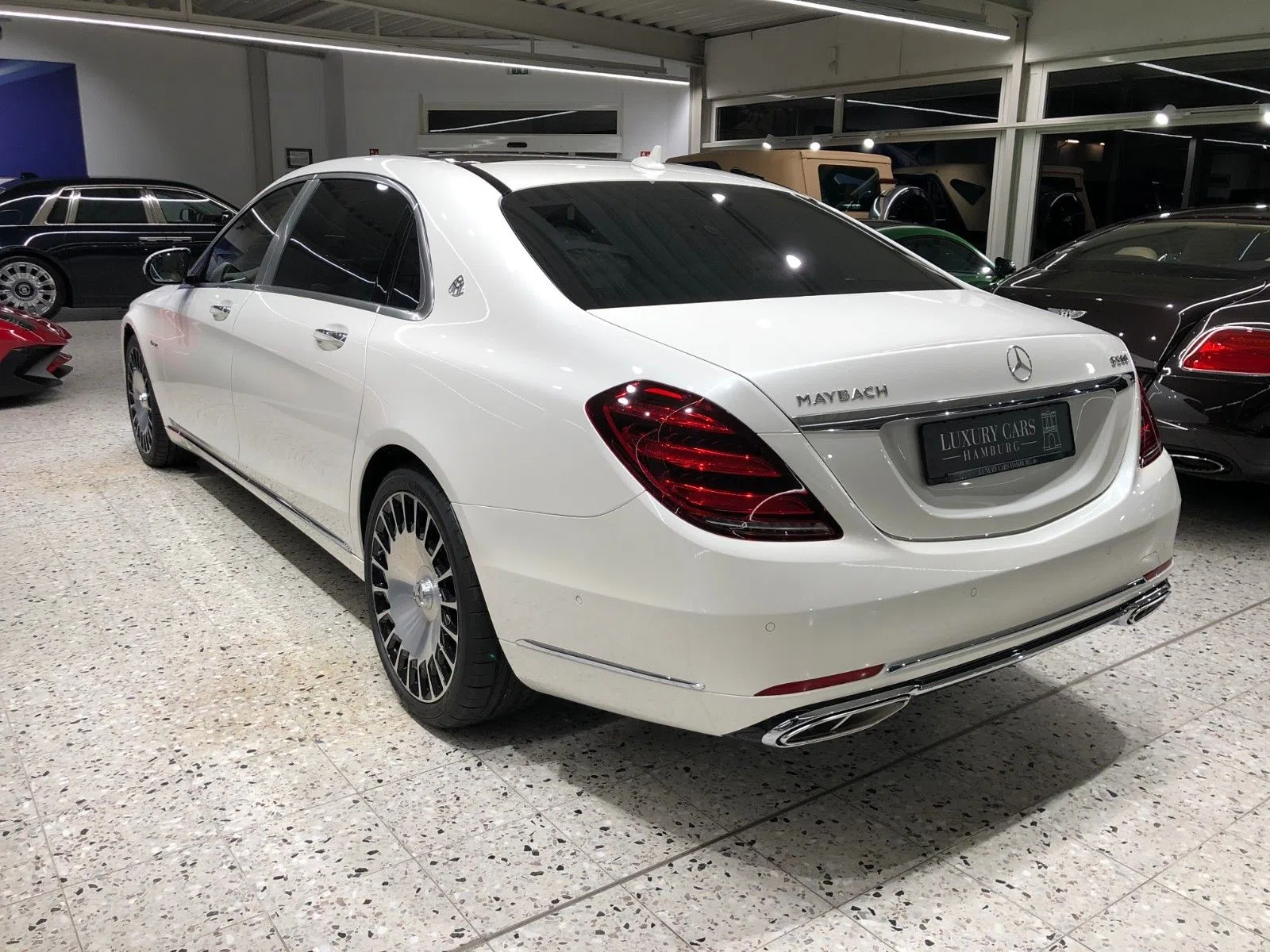 2019 Mercedes-Maybach S 560 4M for sale, exterior, Designo Diamond White