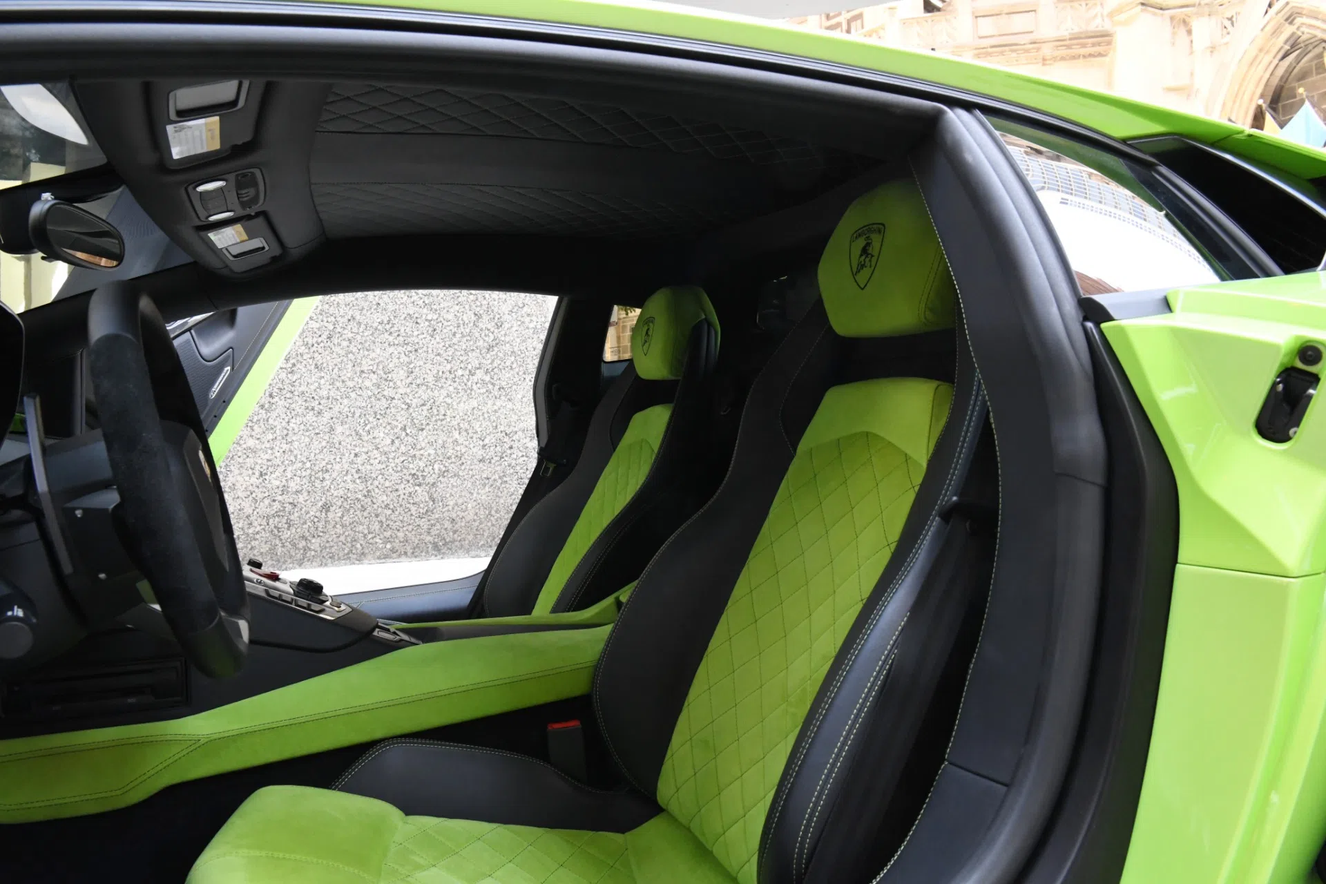 2014 Lamborghini Aventador LP 720-4 50 Anniversario interior, seats, NERO ADE
