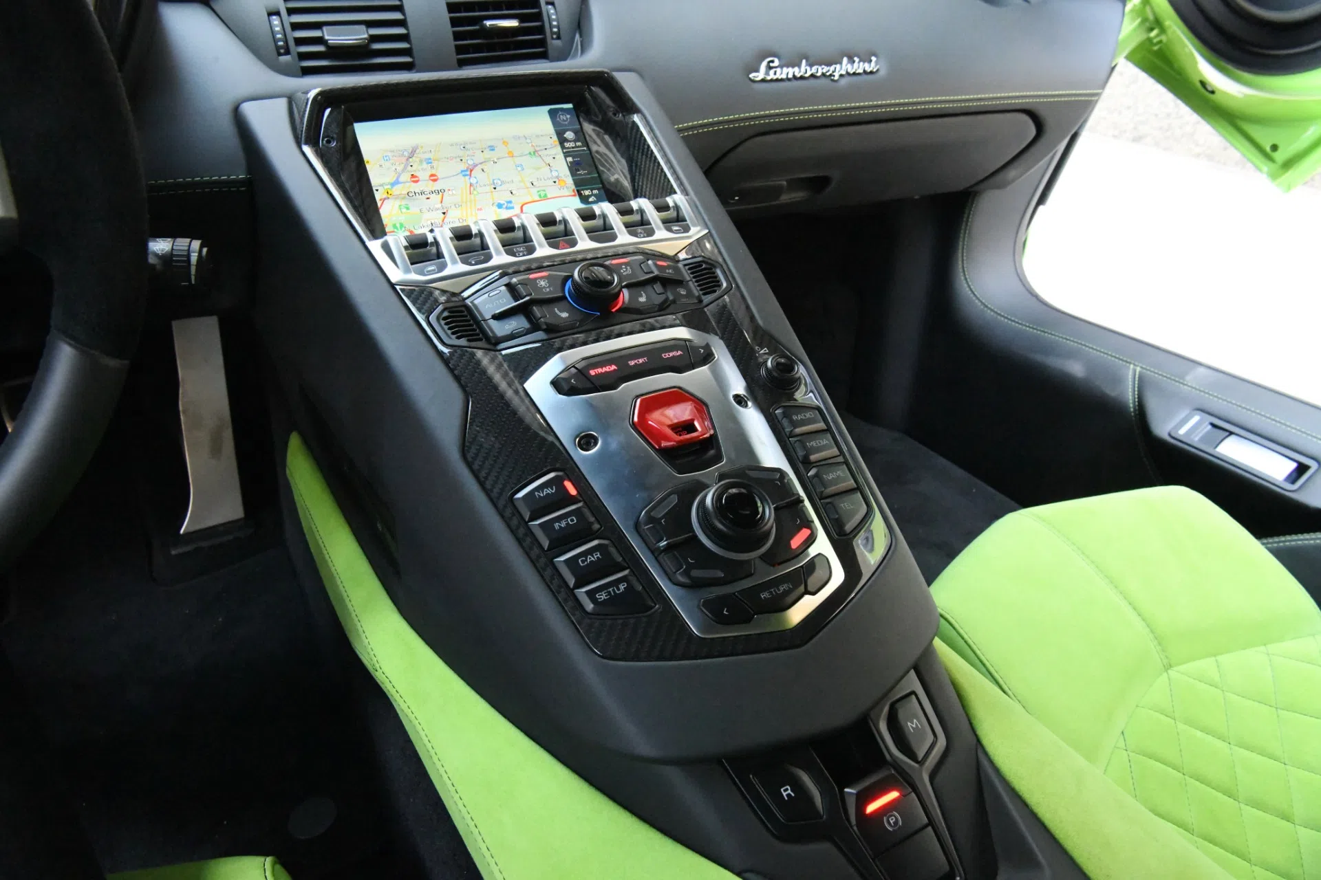 2014 Lamborghini Aventador LP 720-4 50 Anniversario interior, NERO ADE