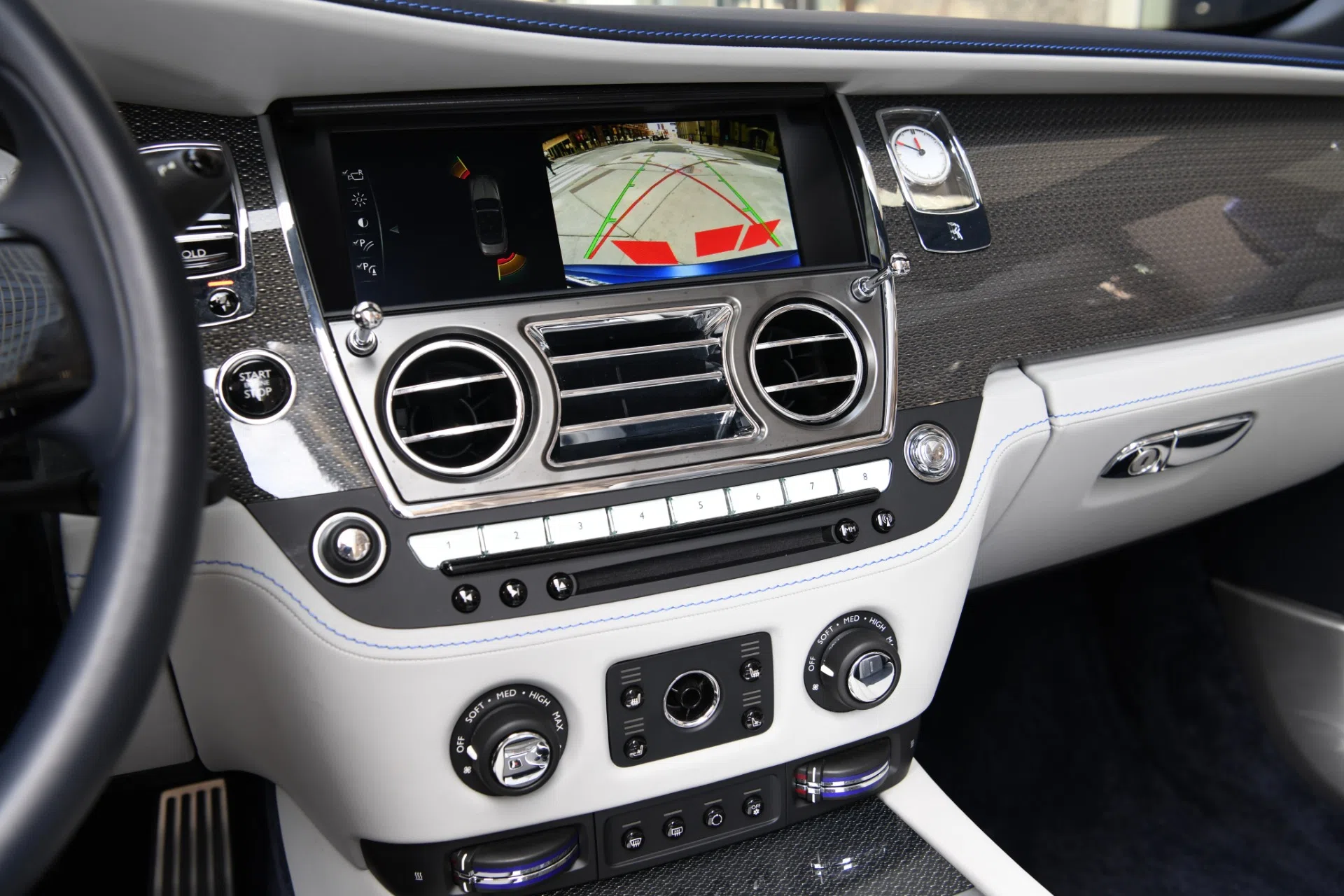2018 Rolls Royce Black Badge Dawn interior, Selby Grey