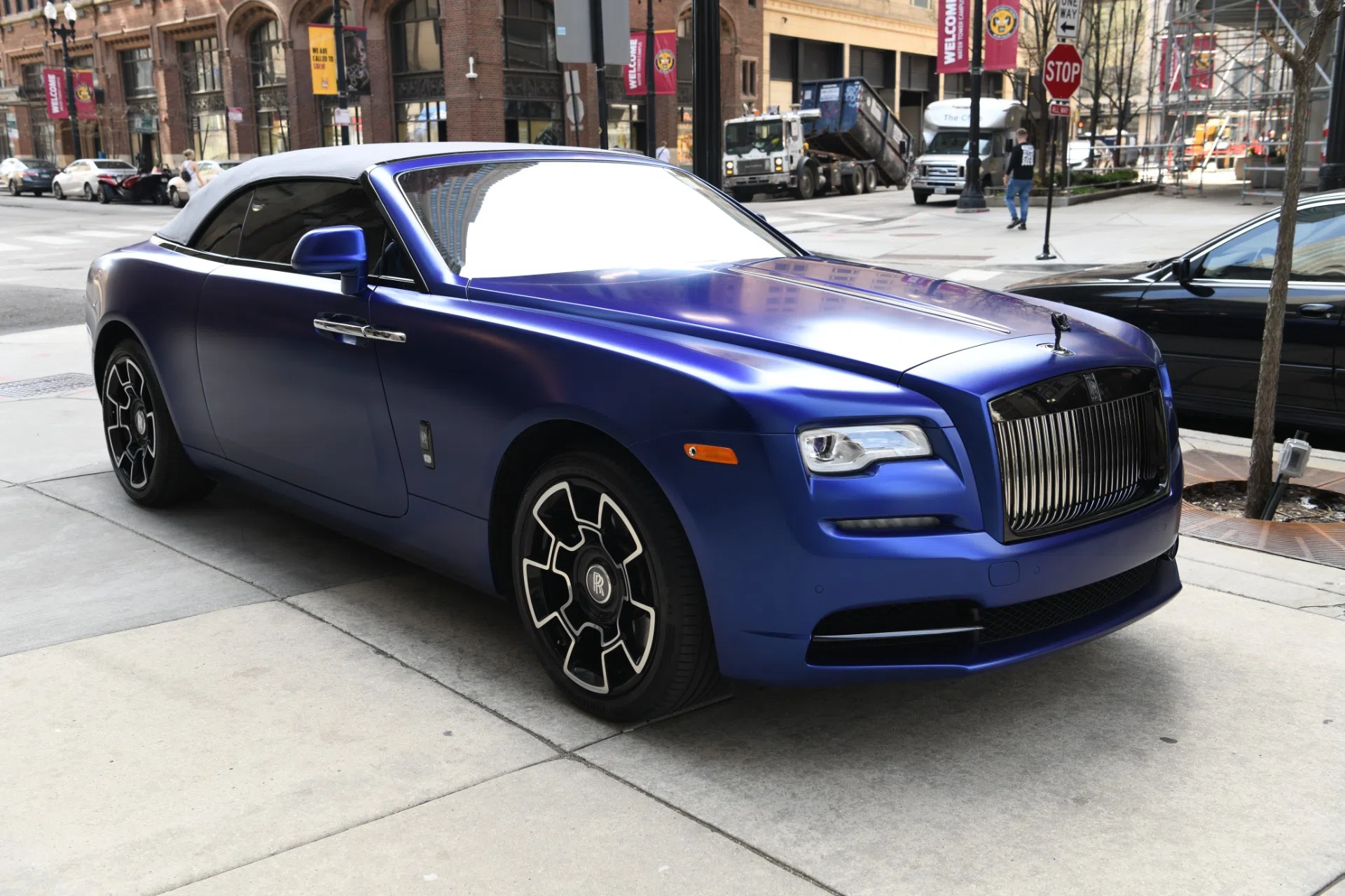 2018 Rolls Royce Black Badge Dawn for sale, exterior, Iced Salamanca Blue