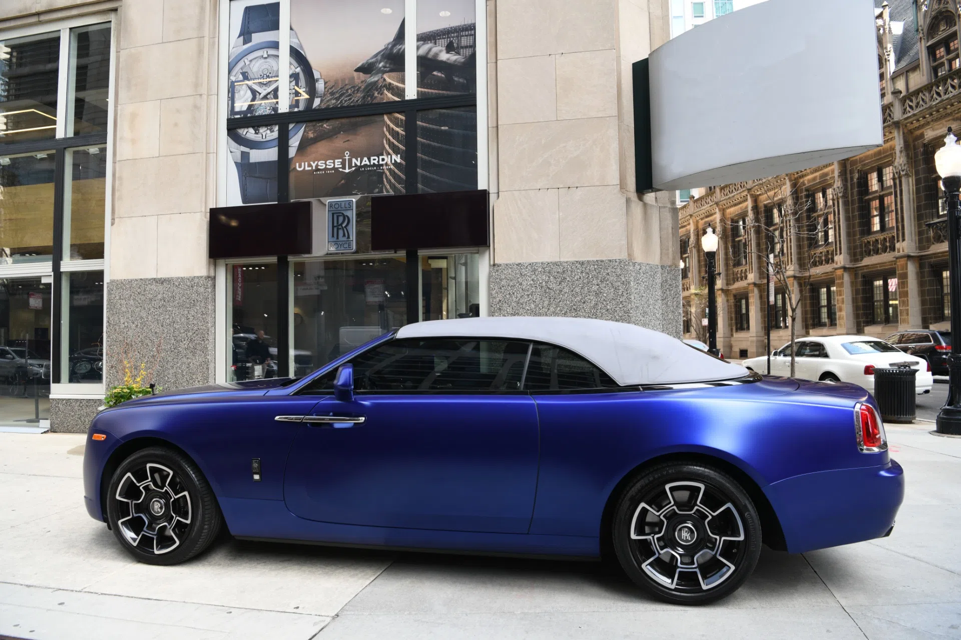 2018 Rolls Royce Black Badge Dawn for sale, exterior, Iced Salamanca Blue