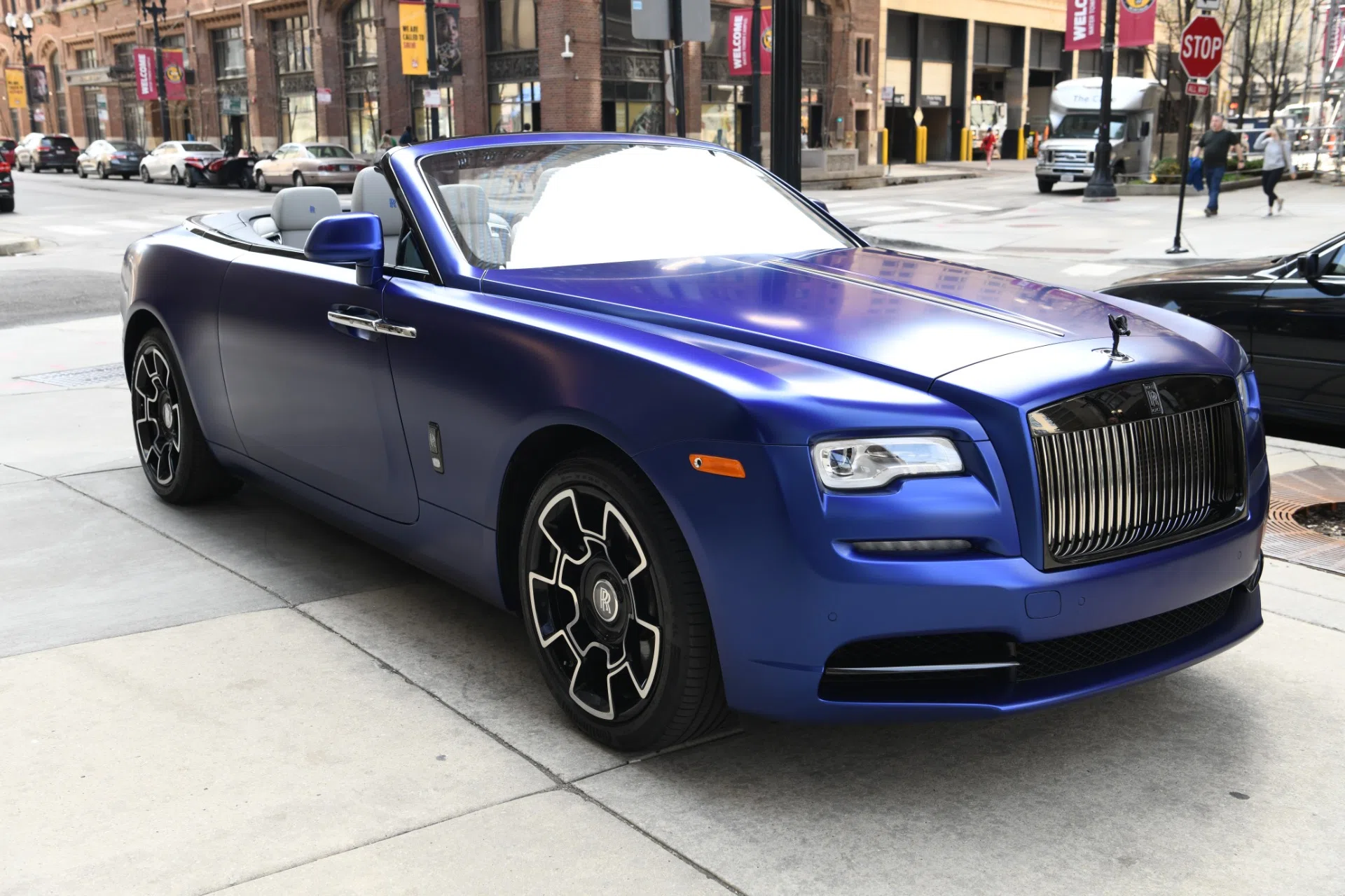 2018 Rolls Royce Black Badge Dawn for sale, exterior, Iced Salamanca Blue