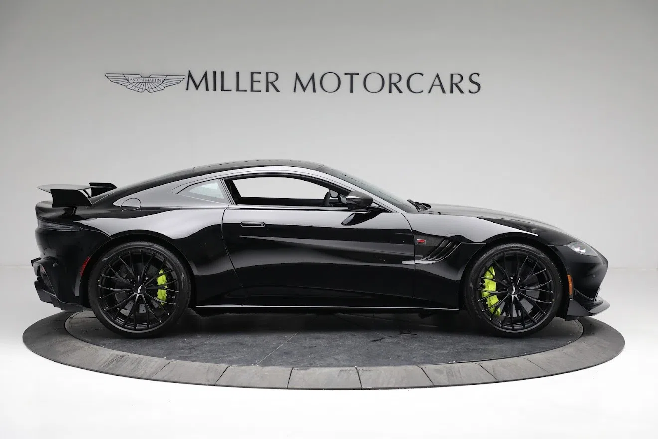 2022 Aston Martin Vantage F1 Edition, side profile, Jet Black