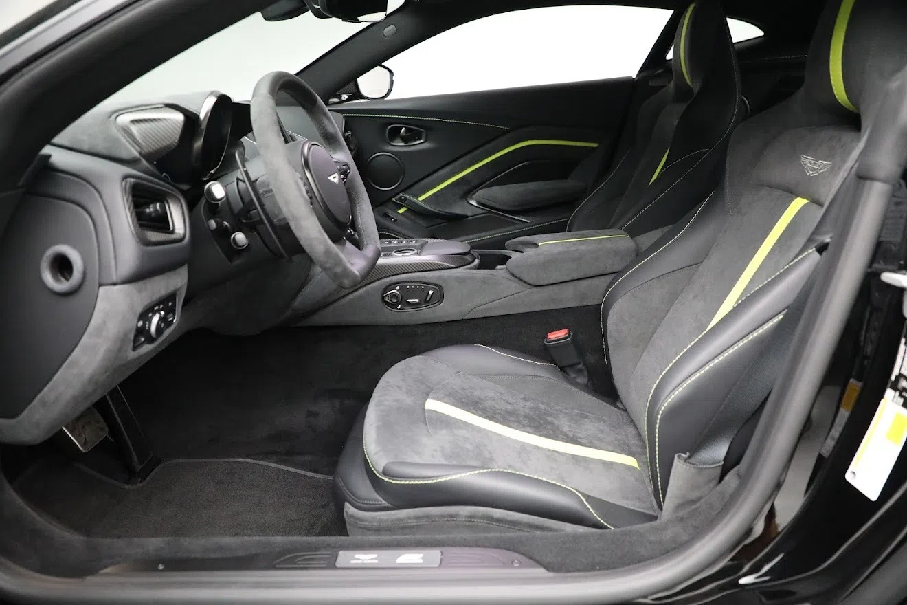 2022 Aston Martin Vantage F1 Edition interior, Black