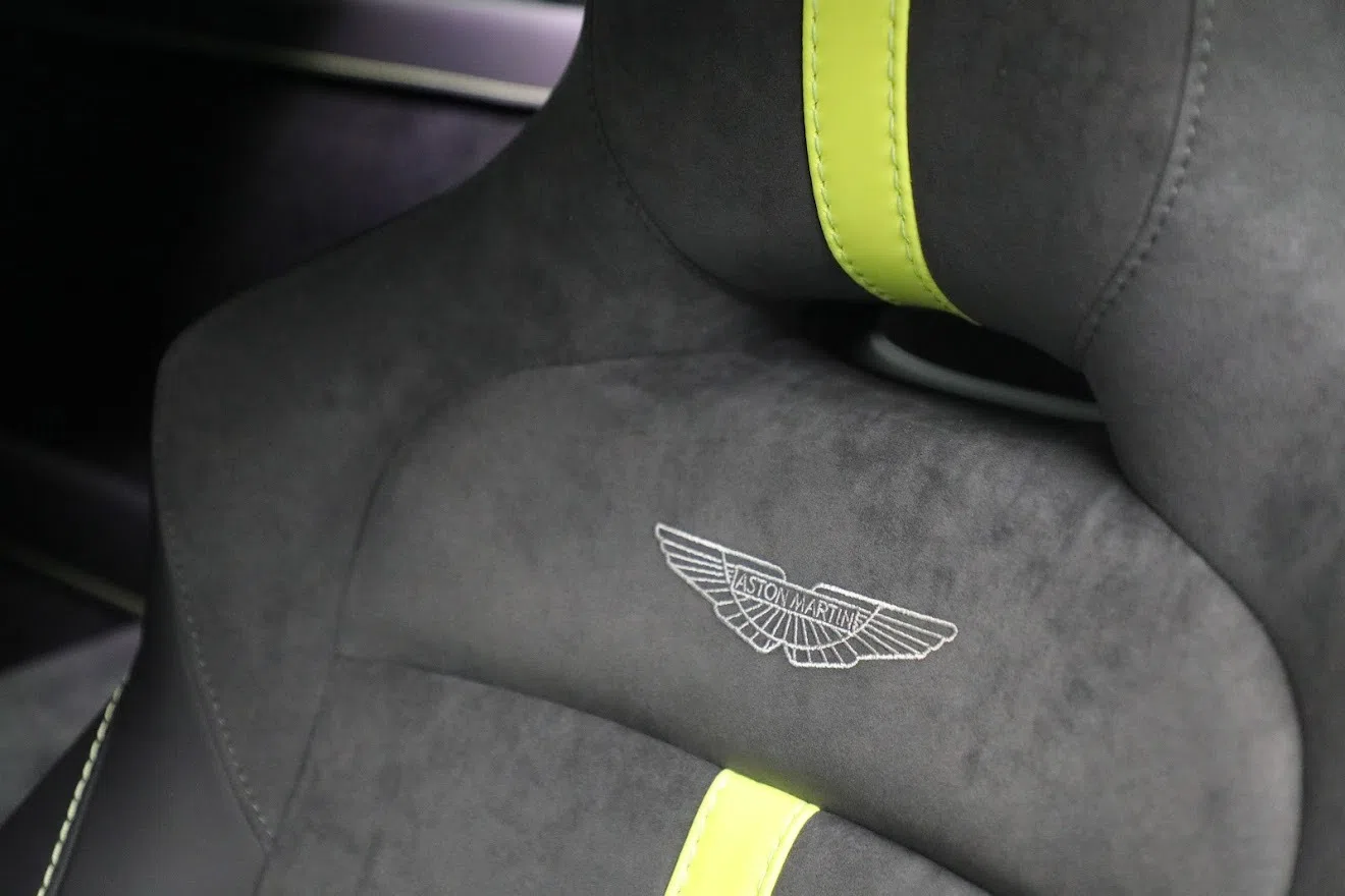 2022 Aston Martin Vantage F1 Edition interior, seats, Black