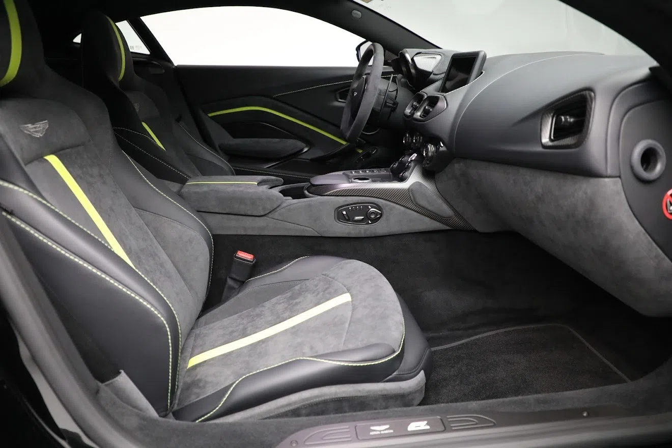 2022 Aston Martin Vantage F1 Edition interior, Black