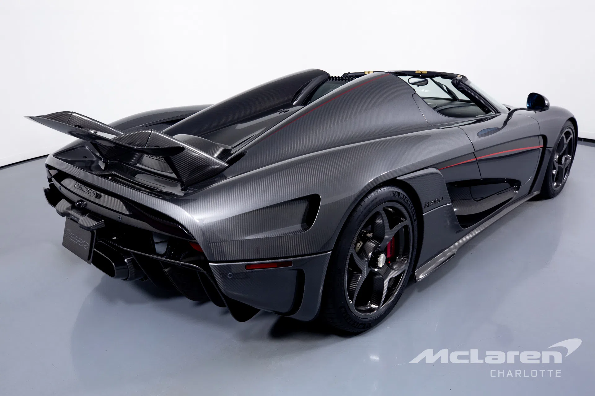 2021 Koenigsegg Regera for sale, exterior, Silver Carbon / Clear Carbon