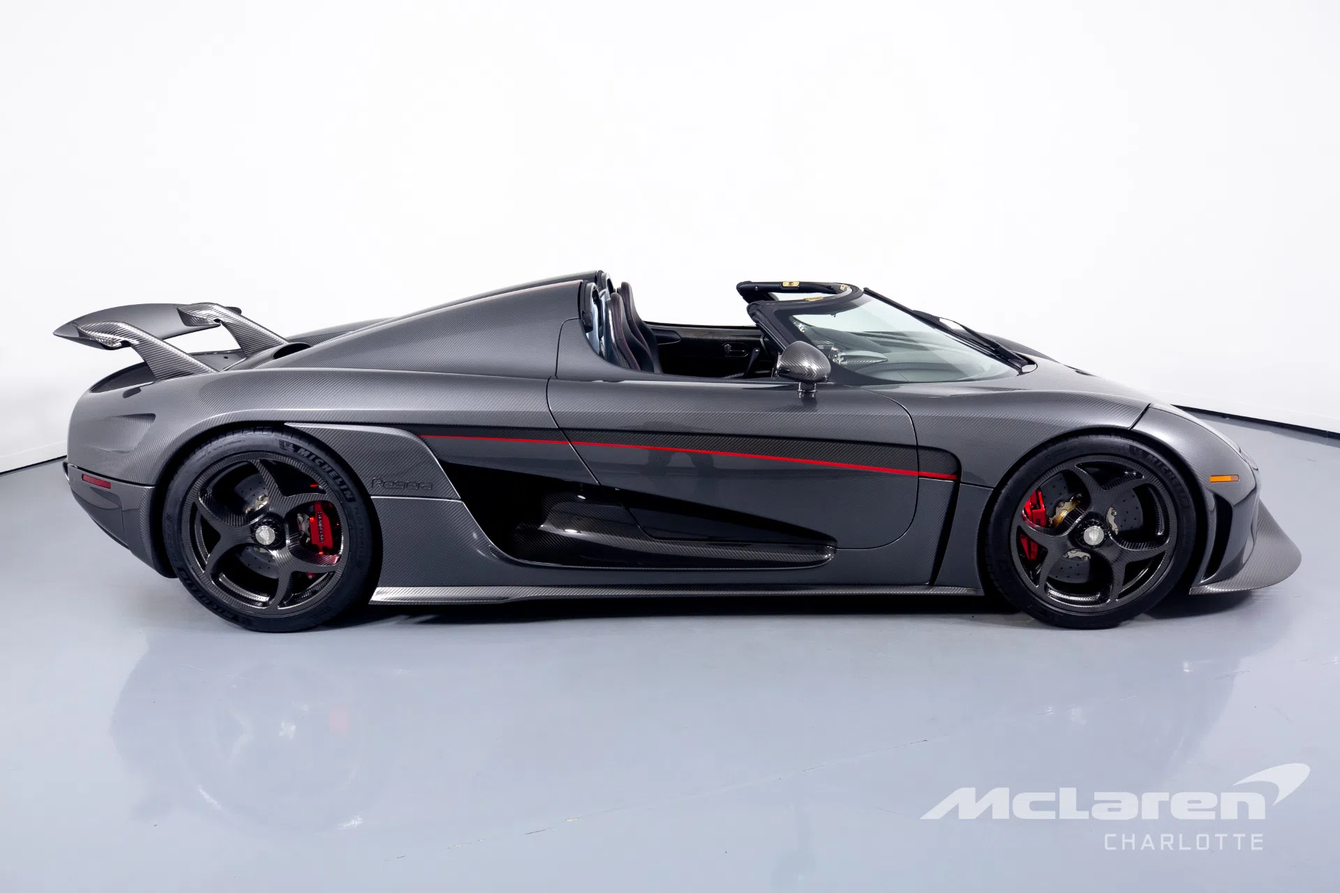 2021 Koenigsegg Regera for sale, exterior, Silver Carbon / Clear Carbon