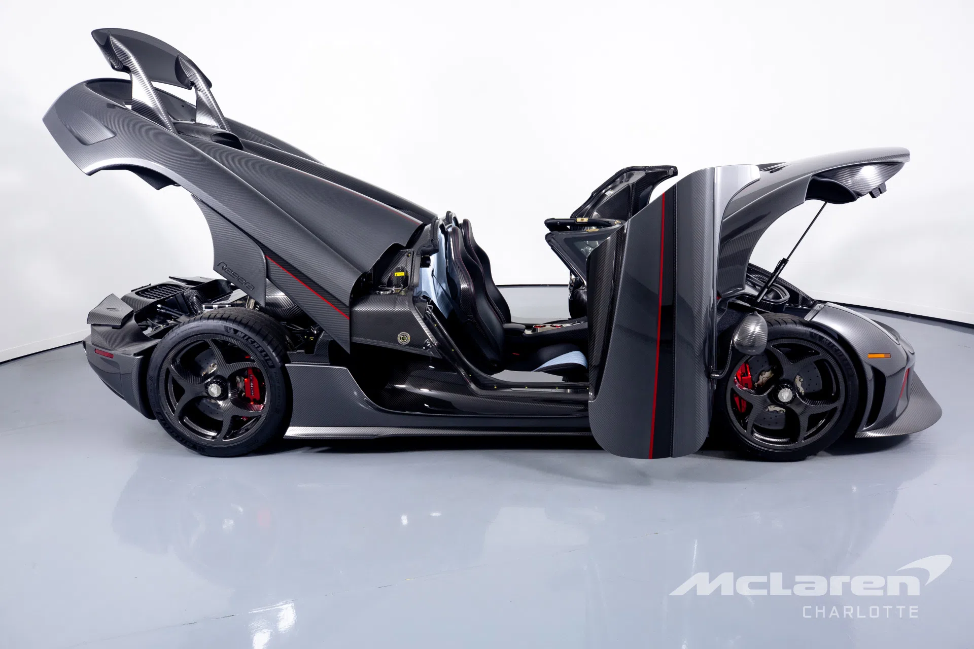 2021 Koenigsegg Regera for sale, exterior, Silver Carbon / Clear Carbon