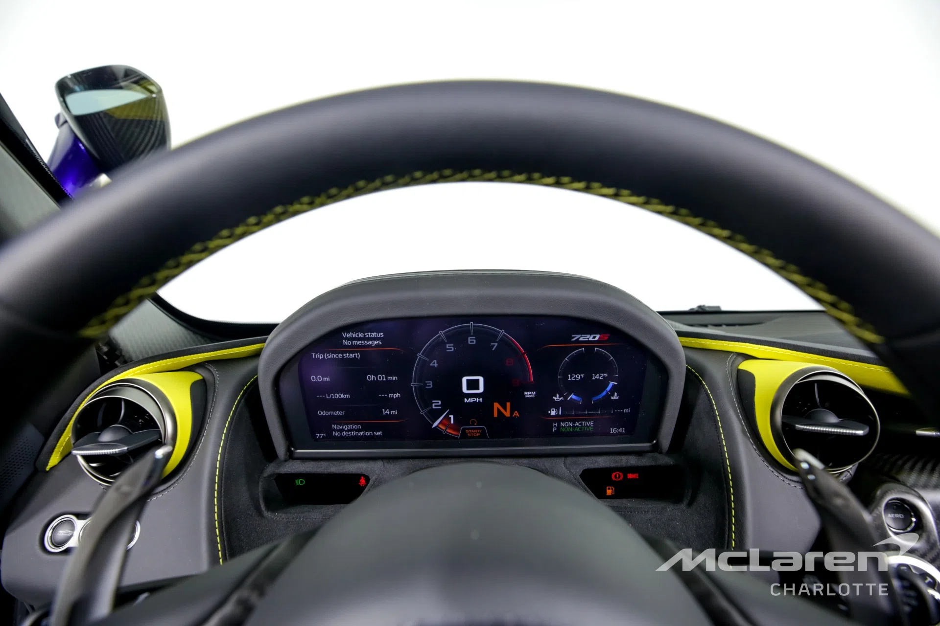2022 McLaren 720S Spider Performance interior