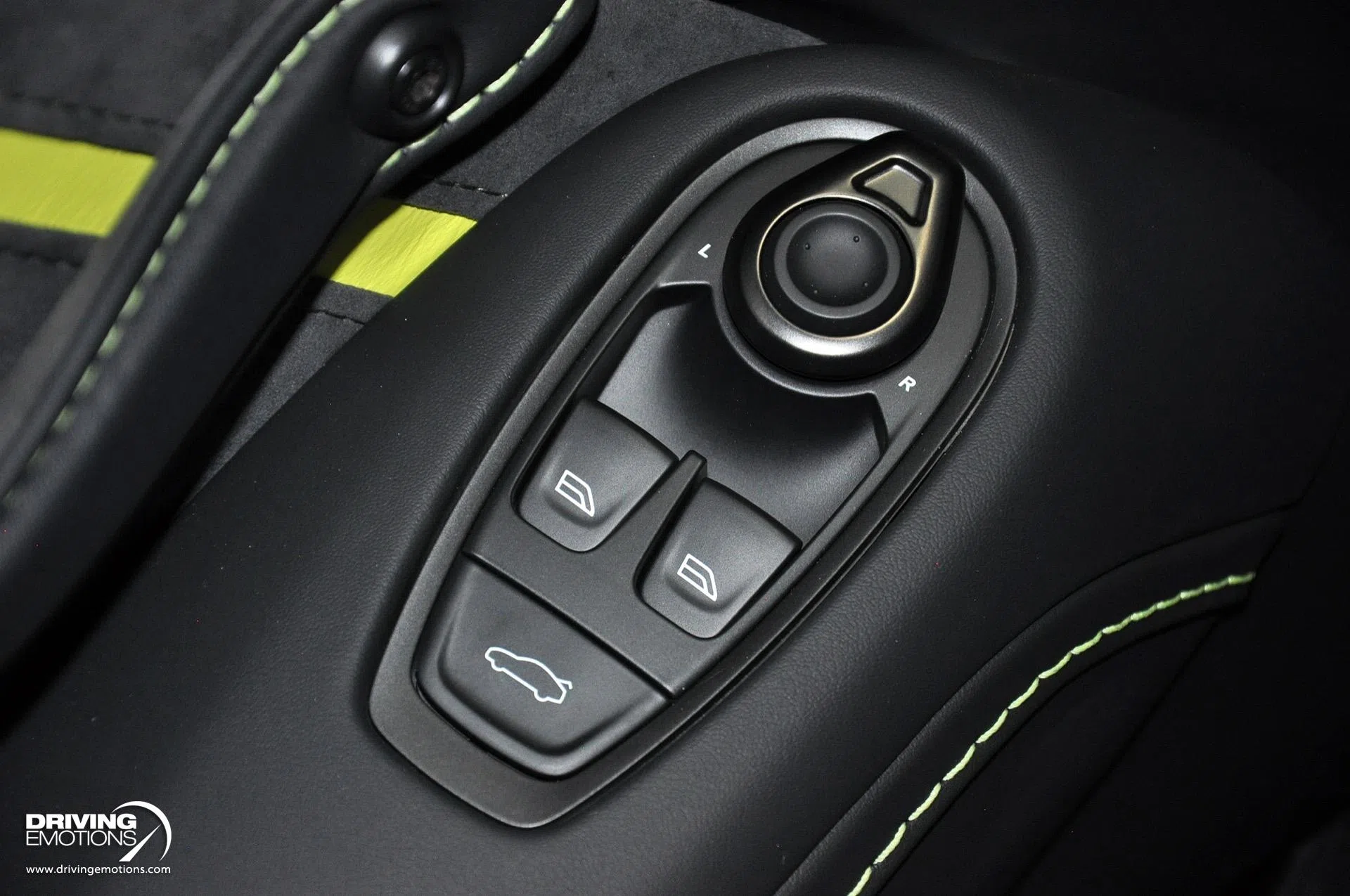 2022 Aston Martin Vantage F1 Edition interior, center console, BLACK
