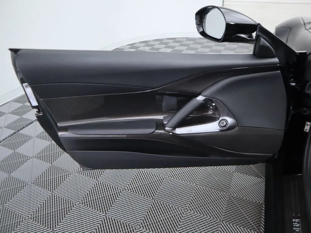 2021 Ferrari 812 GTS interior, door panel, Nero, Leather