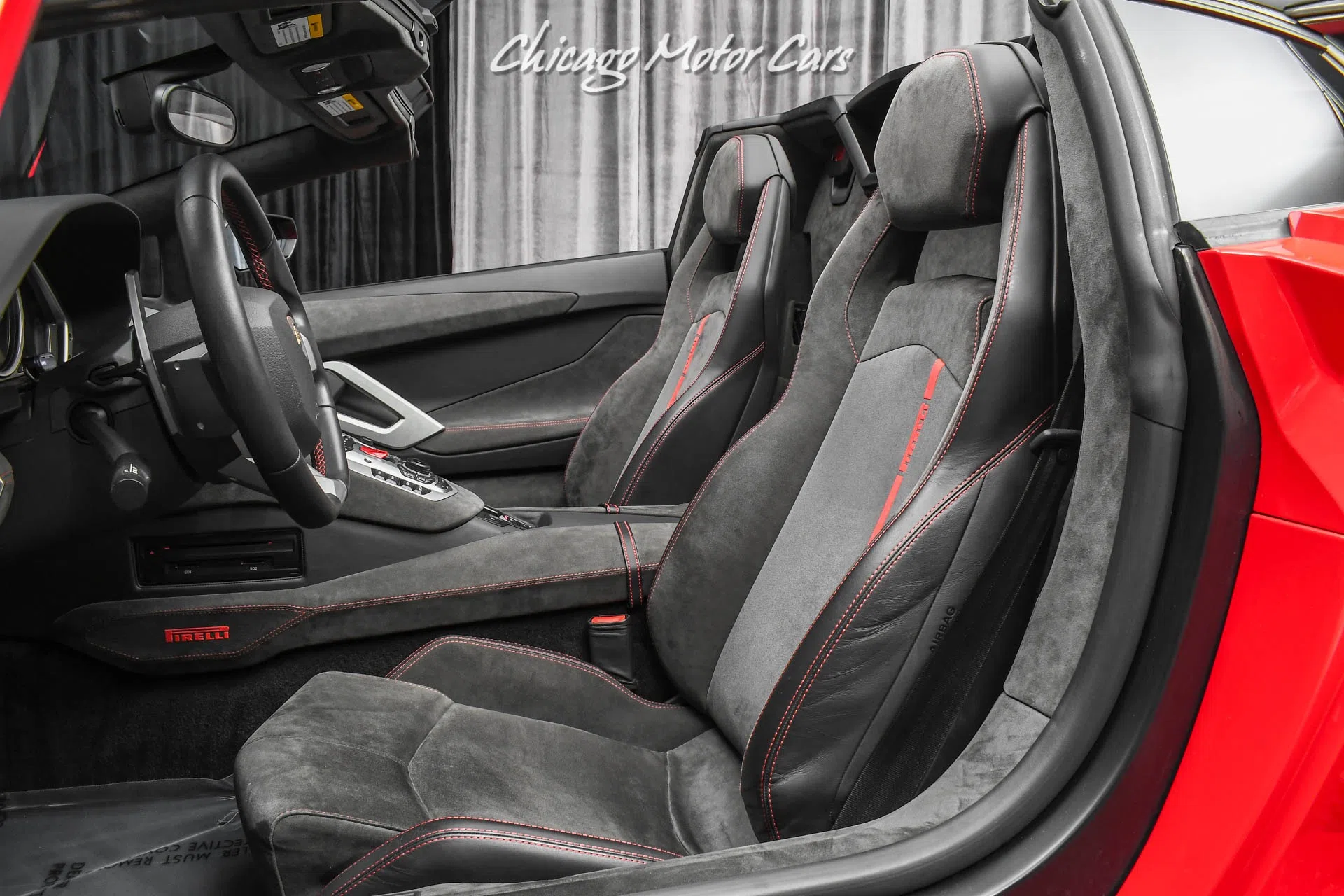 2016 Lamborghini Aventador LP700-4 Pirelli Edition interior, seats, NERO ADE