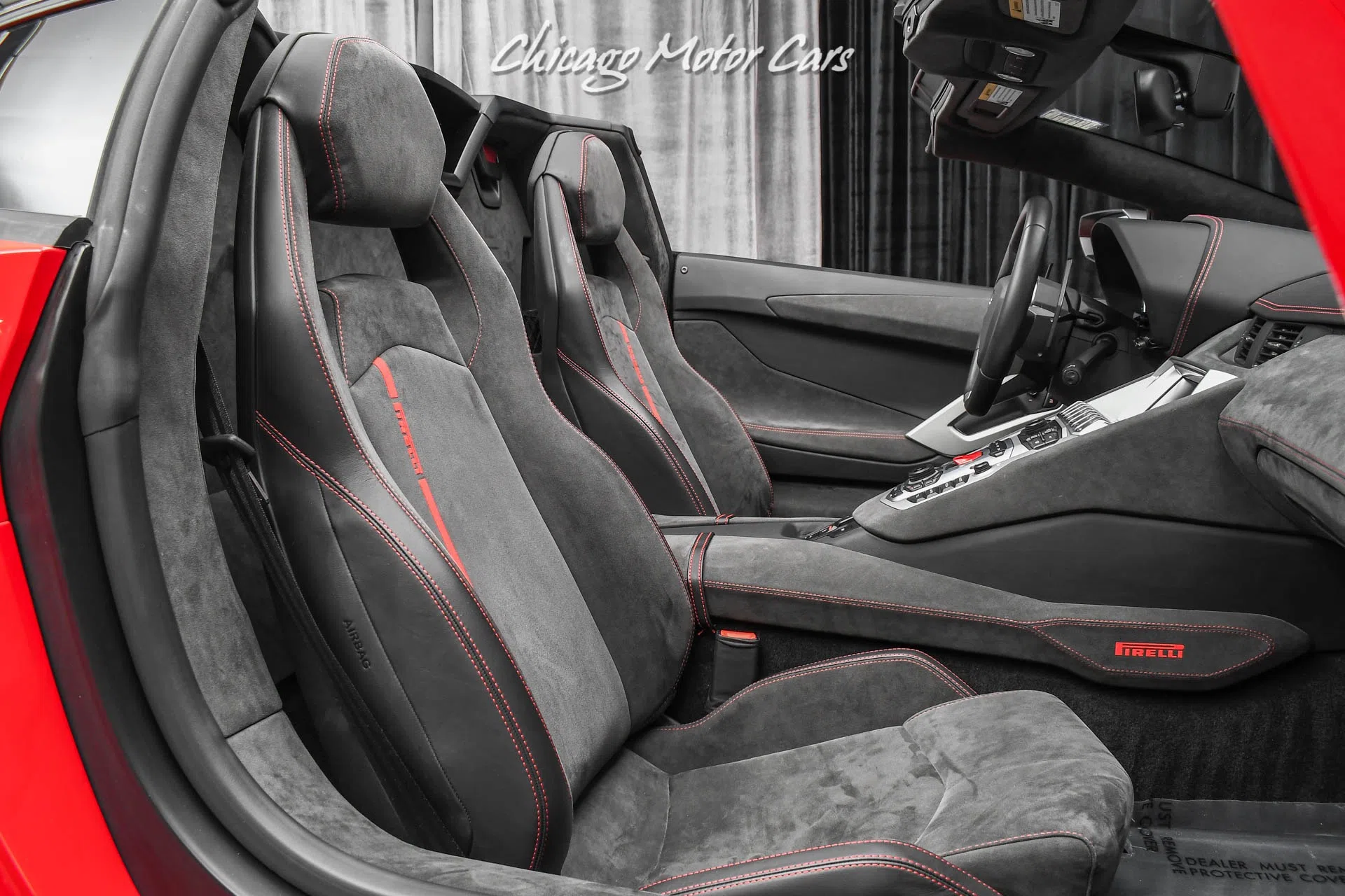 2016 Lamborghini Aventador LP700-4 Pirelli Edition interior, seats, NERO ADE