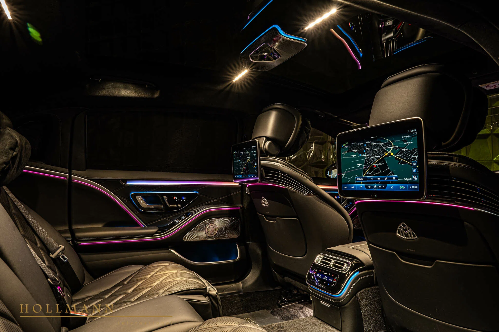 BRABUS S 580 interior, Leather Exclusive Black/Anthracite