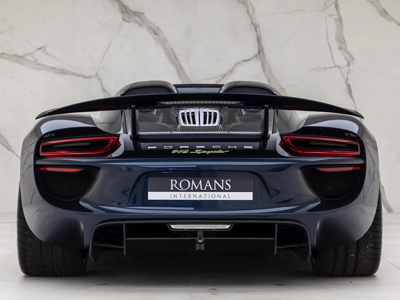 2015 Porsche 918 Spyder for sale, exterior, Dark Blue Metallic